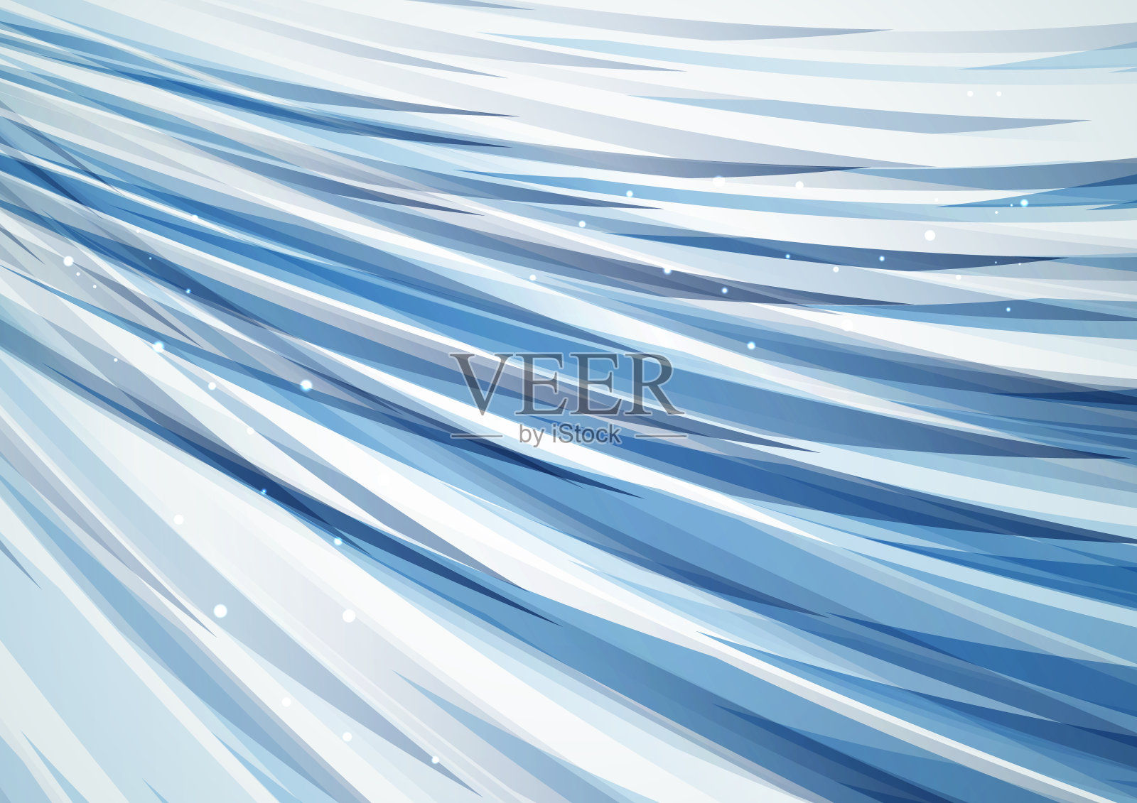 蓝色锐利的抽象线条背景插画图片素材