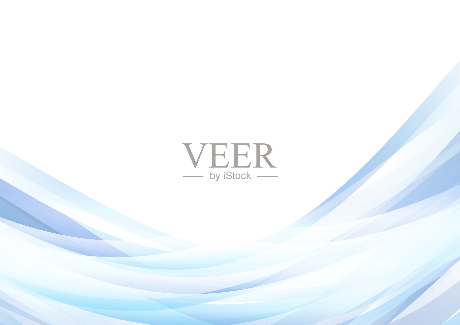 发光的蓝色网络波背景插画图片素材