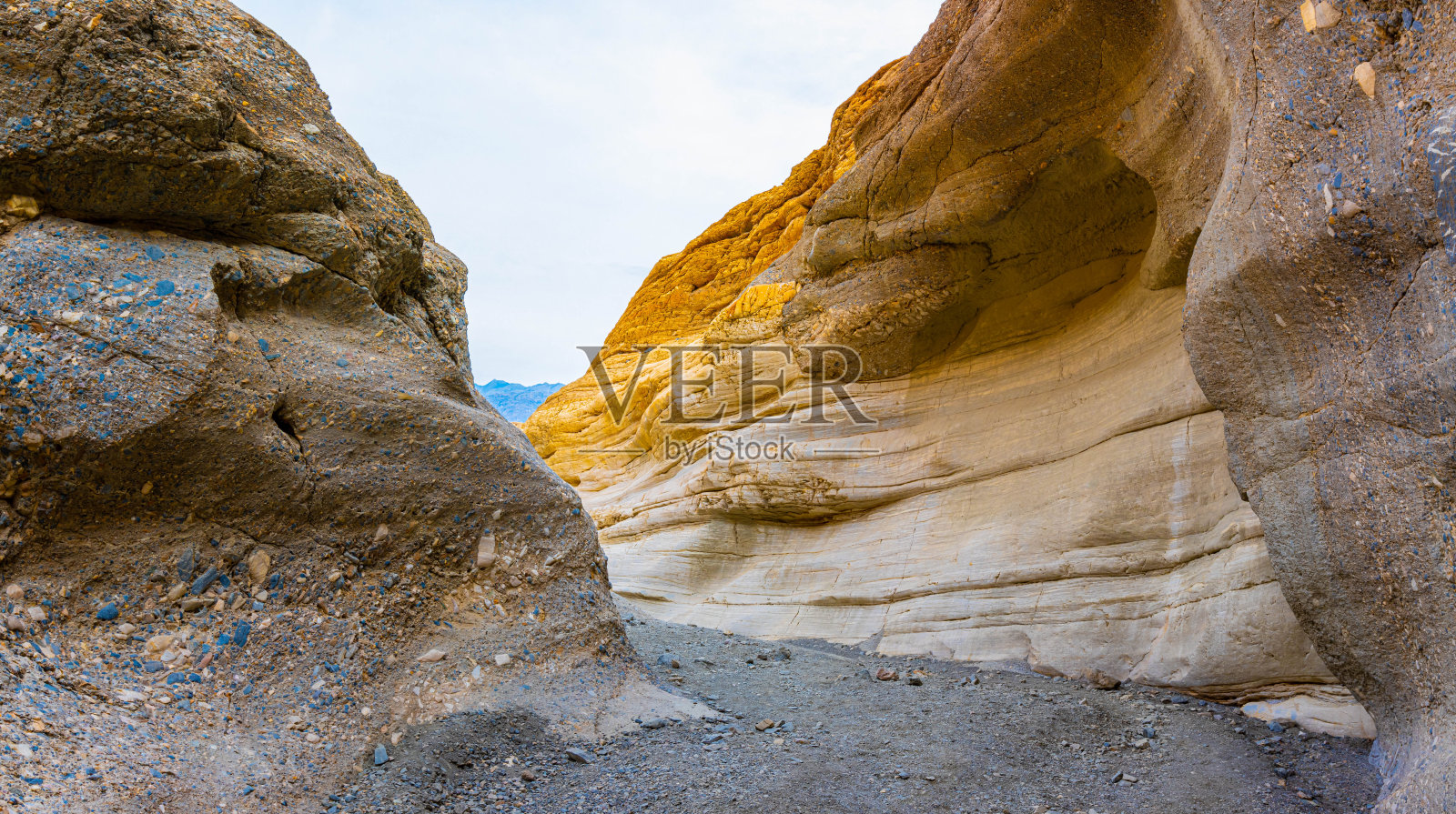 蜿蜒狭窄的马赛克峡谷照片摄影图片