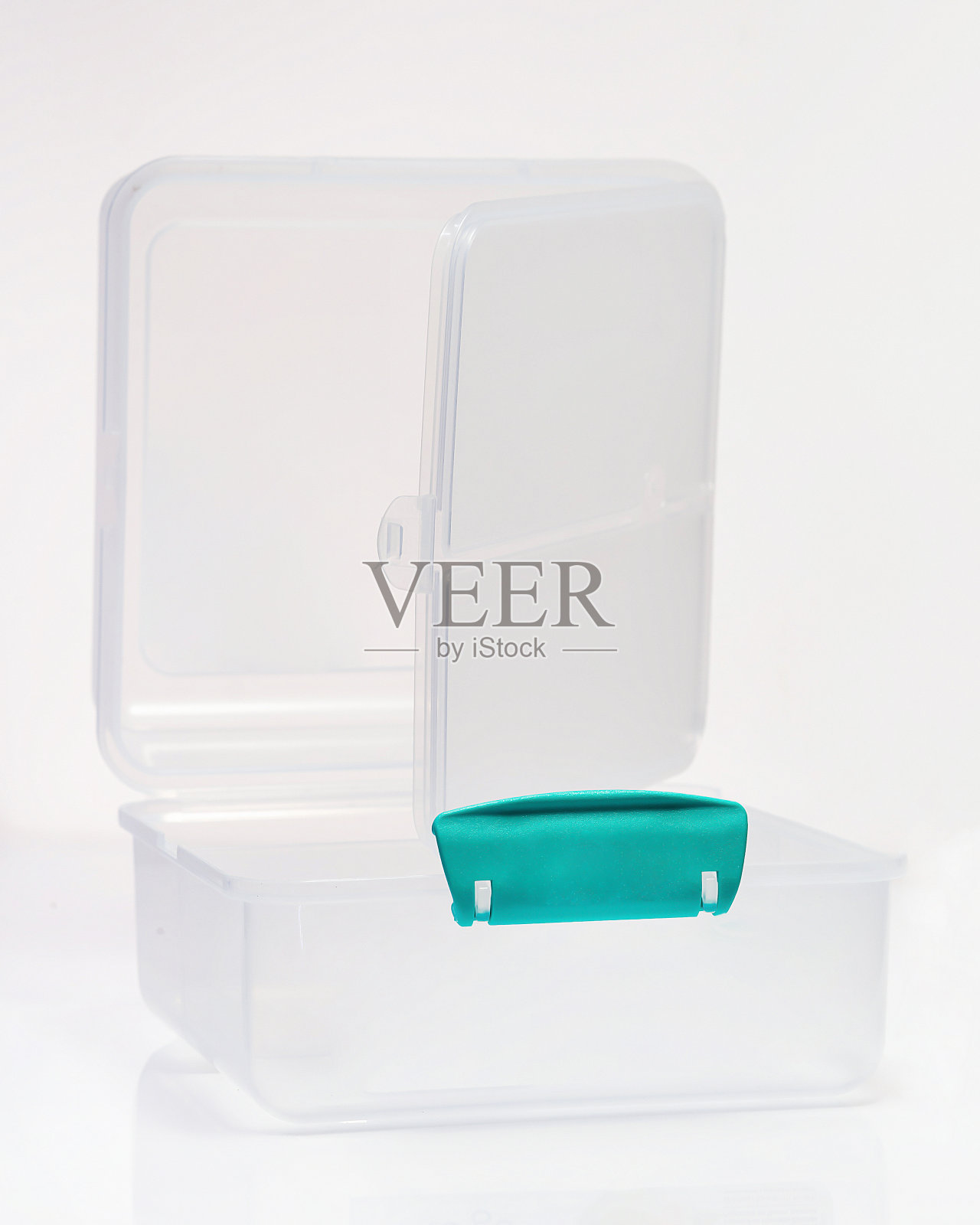 可定制的午餐盒与单独的部分和盖子照片摄影图片