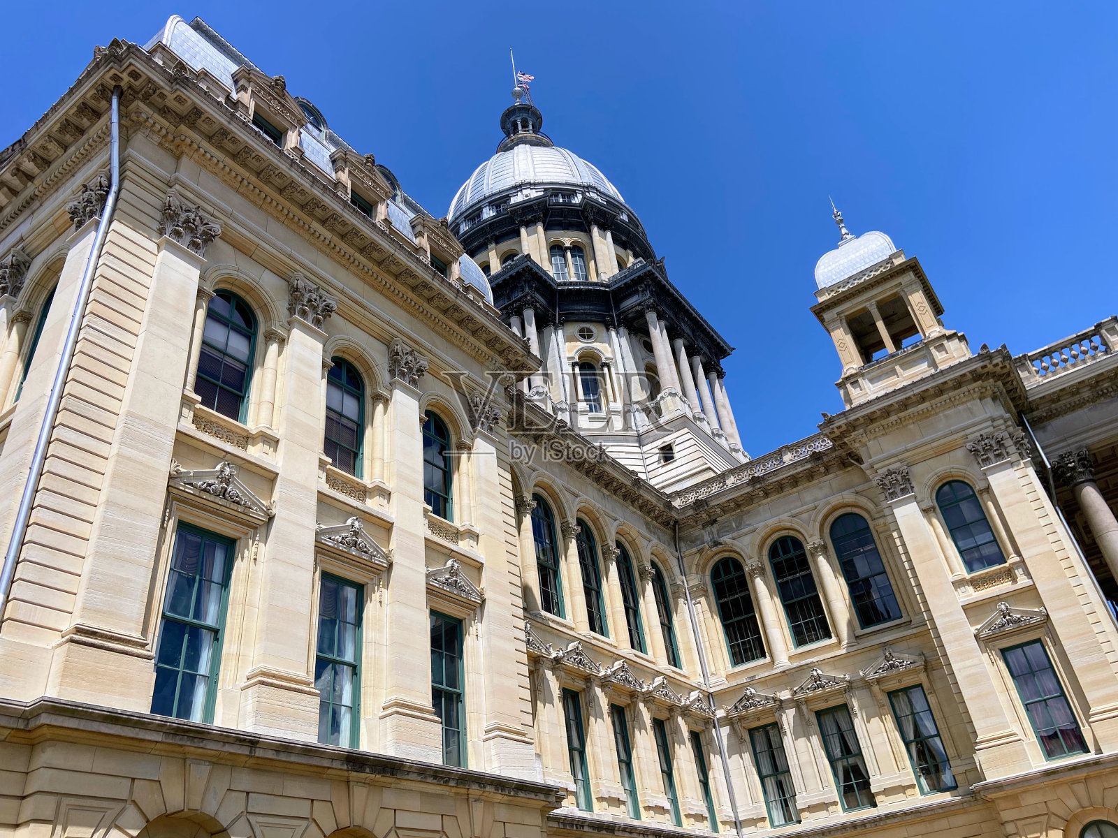 伊利诺伊州斯普林菲尔德的国会大厦照片摄影图片