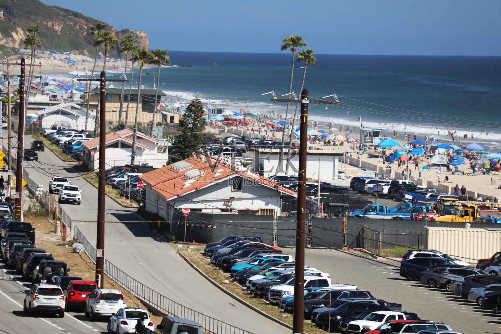 祖玛海滩，马里布加州照片摄影图片