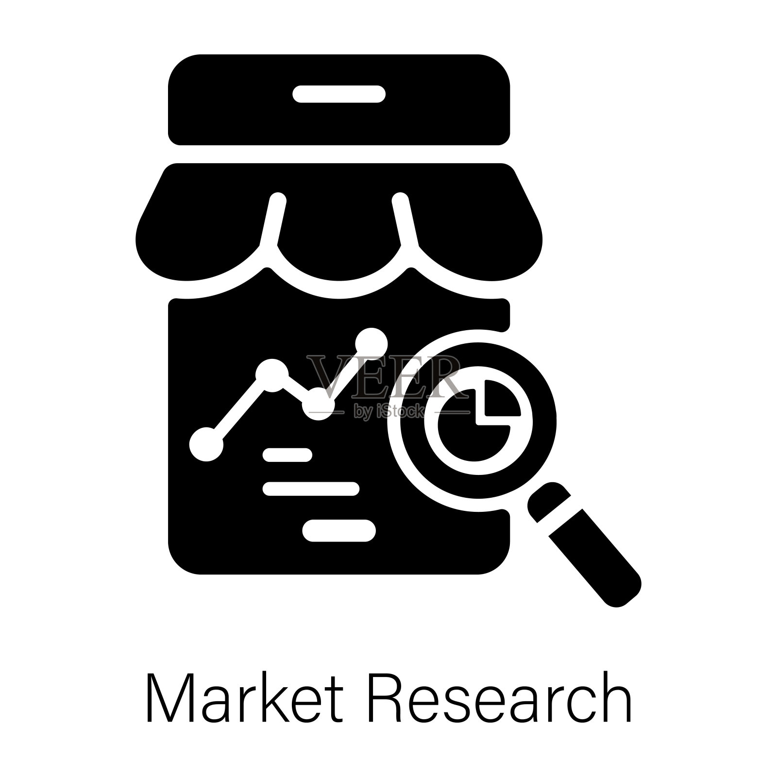 市场研究插画图片素材