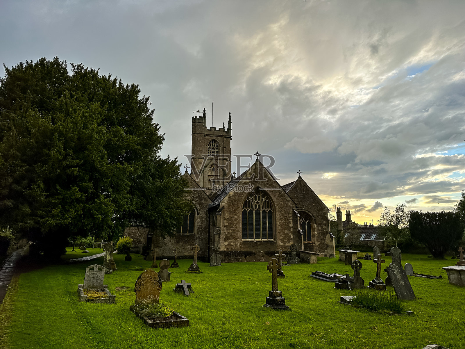 英国英格兰萨默塞特郡诺顿圣菲利普的圣菲利普和圣詹姆斯教堂照片摄影图片