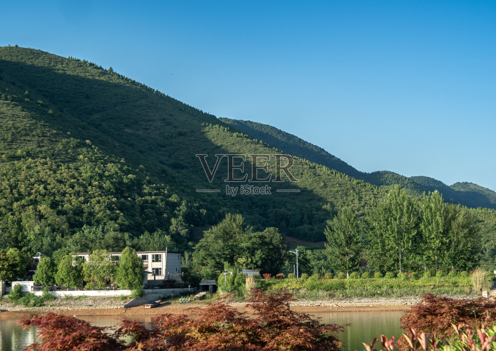 秦岭山脉照片摄影图片