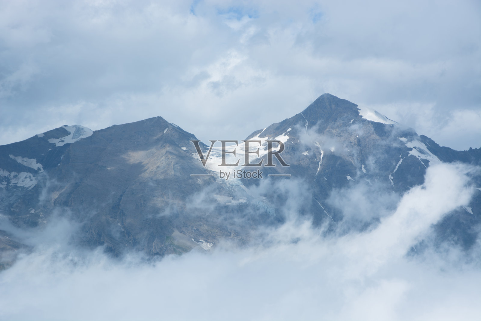 阿尔卑斯山的大格洛克纳全景公路照片摄影图片