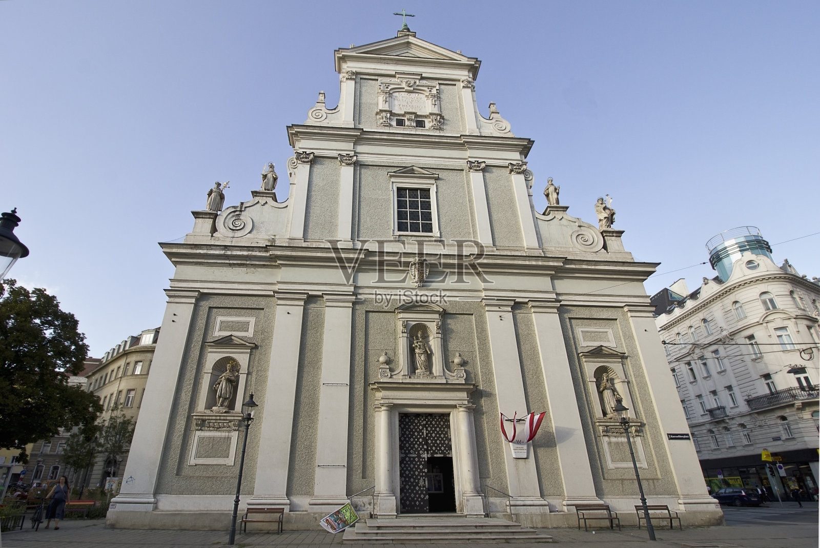 加尔默罗会教堂(Karmeliterkirche) 17世纪照片摄影图片