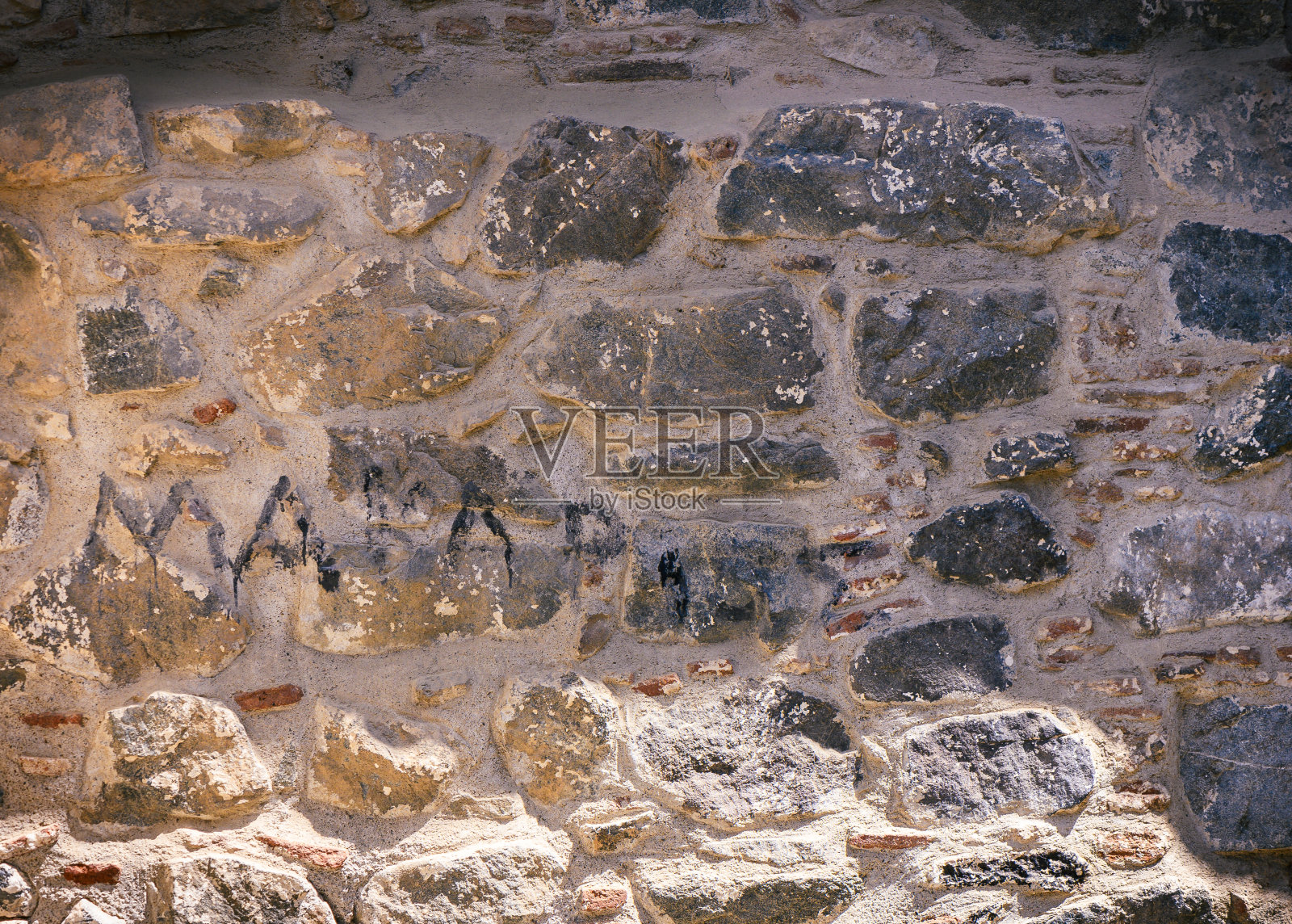 装饰栅栏真石墙面1照片摄影图片