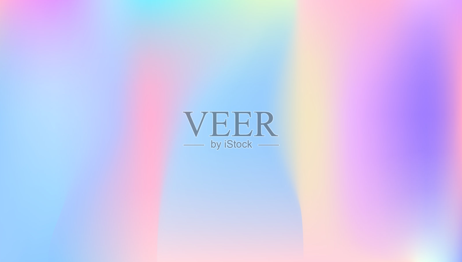 彩虹色的纹理。光芒四射的梯度。时尚封面。闪亮的全息插图。粉红色的软背景。宇宙光。模糊的概念。全息背景。蓝色彩虹纹理插画图片素材