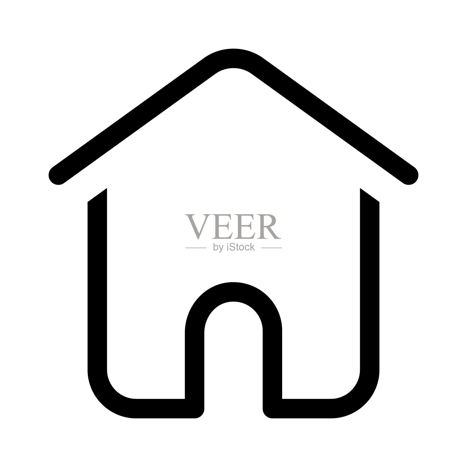 家图标插画图片素材