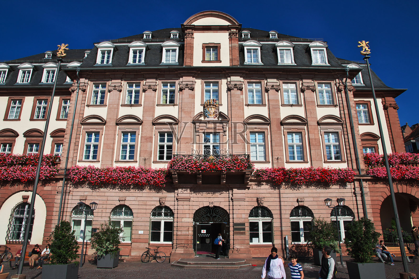 德国海德堡的老房子照片摄影图片