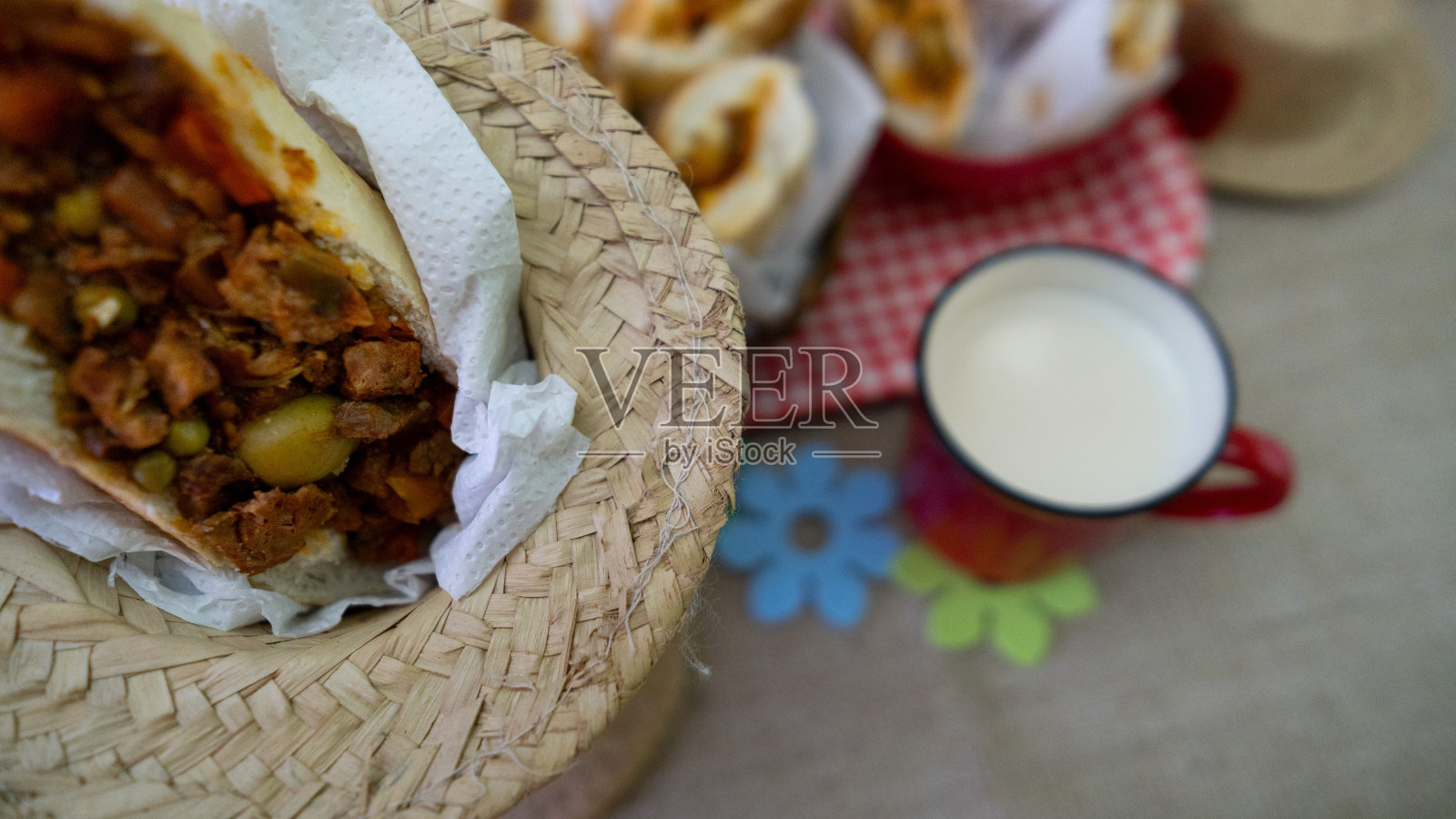 肉丝和巴西圣何塞节的传统食品照片摄影图片