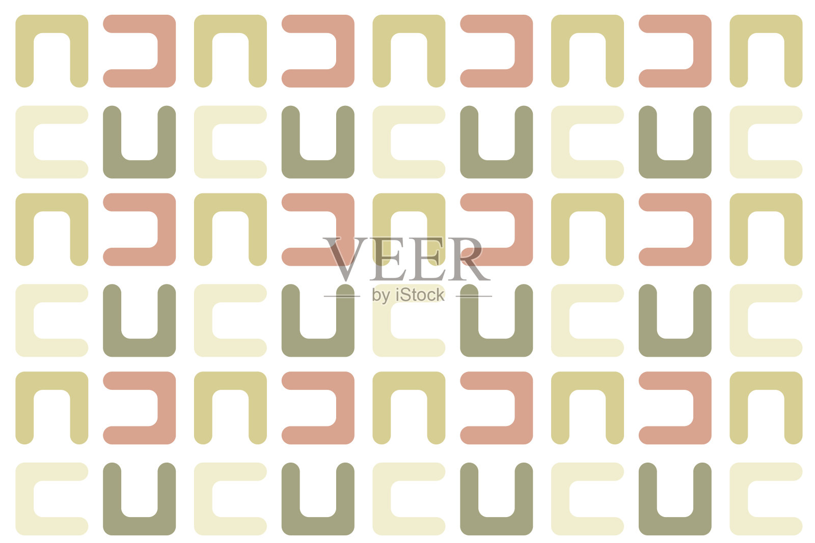 无缝图案与音乐彩色音符在白色背景股票插图插画图片素材