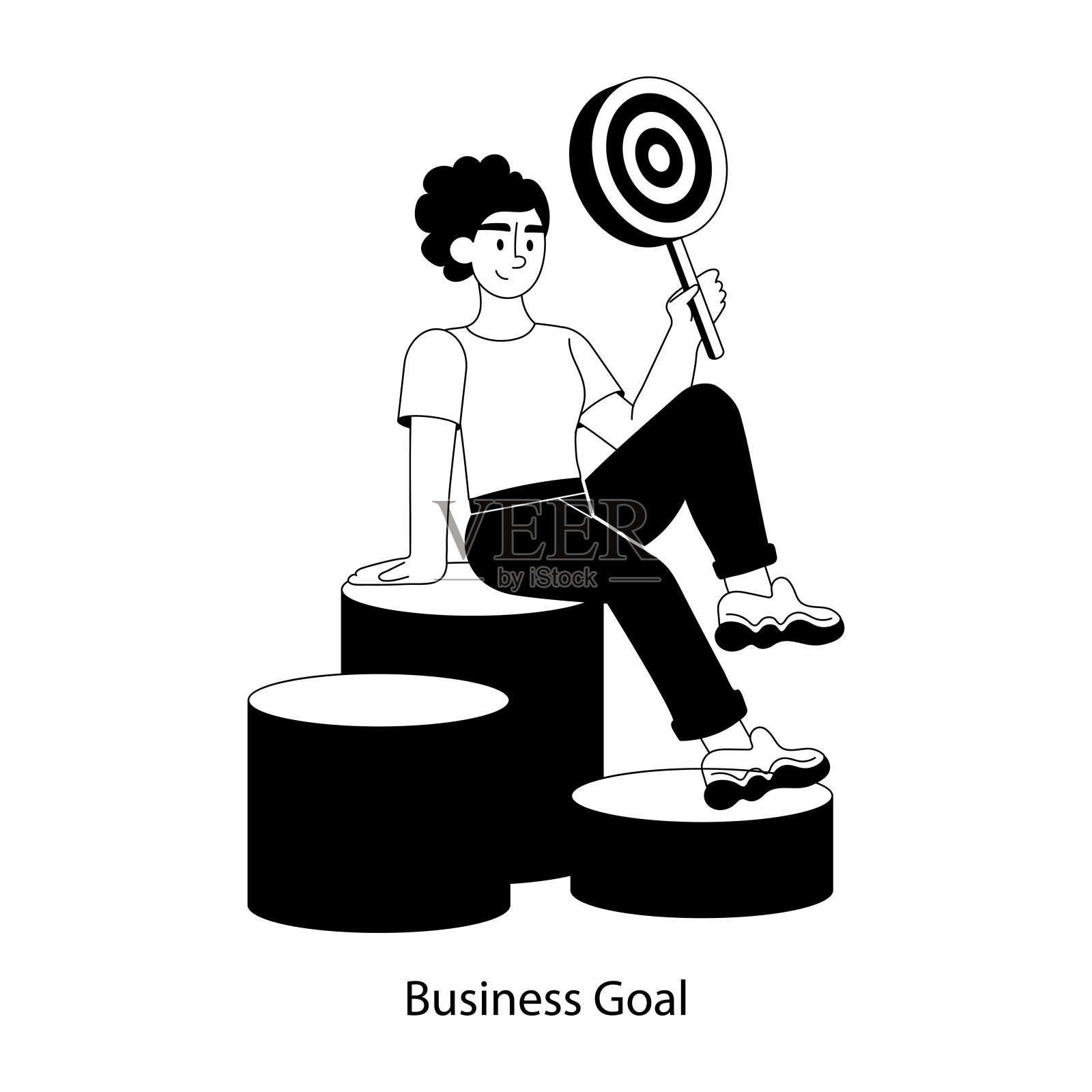 业务目标插画图片素材