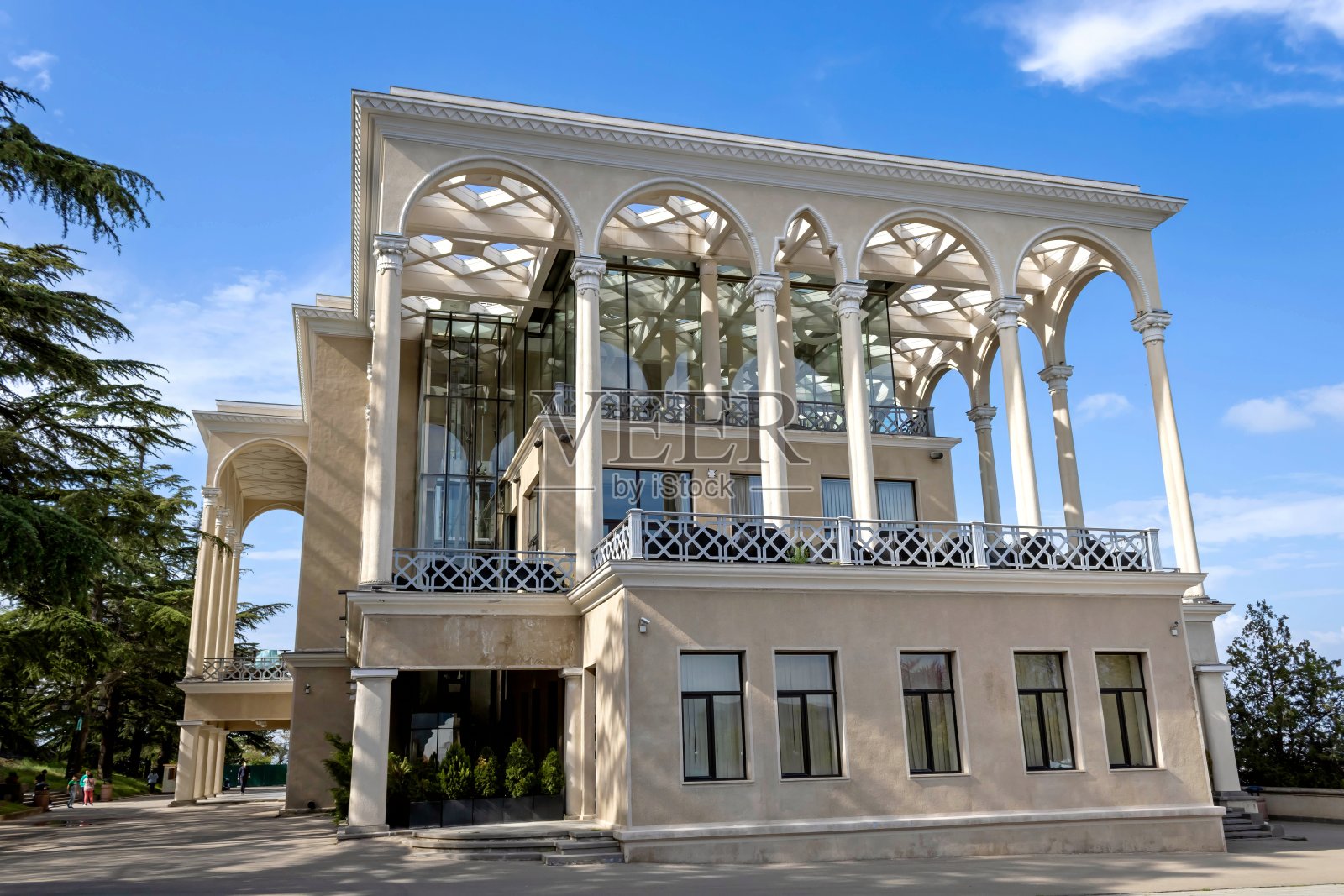 第比利斯缆车的上层车站(大约1938年)照片摄影图片