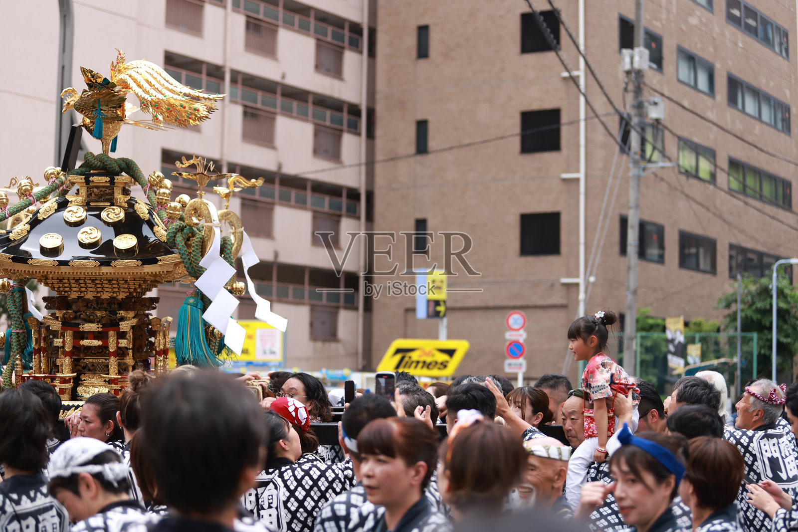 东京的Sanja节照片摄影图片