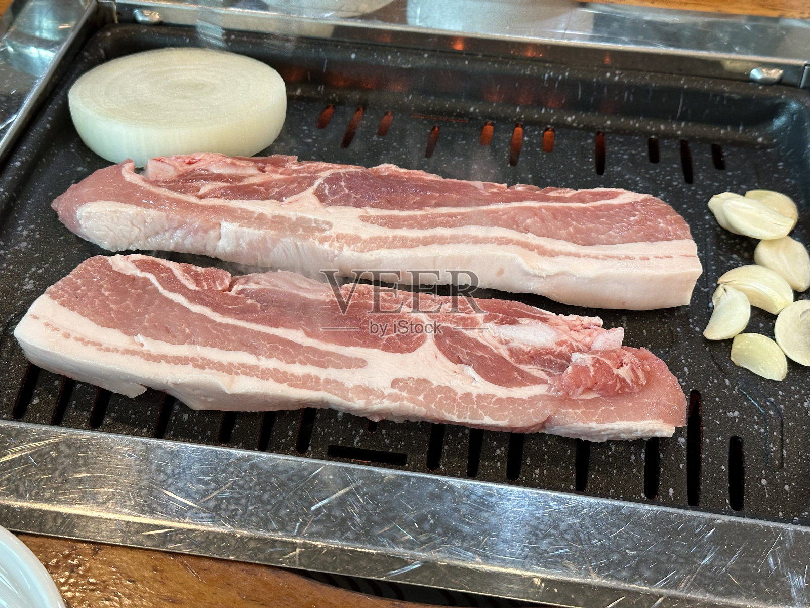 Galbi和samyeopsal照片摄影图片