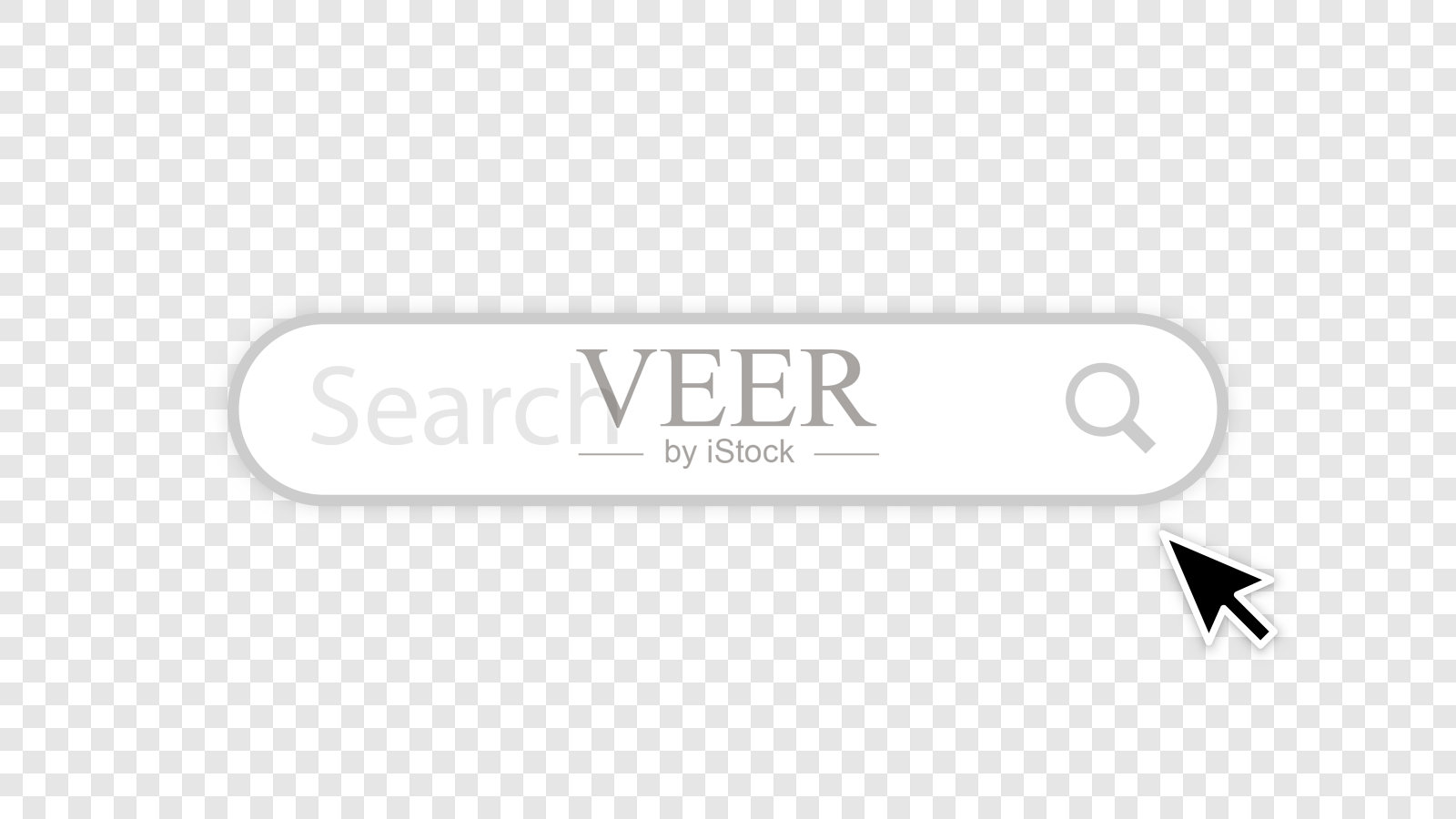 带光标的搜索栏插画图片素材