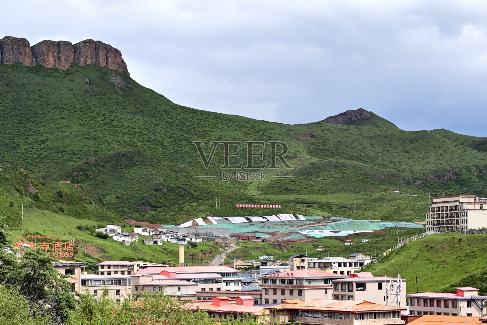 甘肃省郎木寺镇照片摄影图片