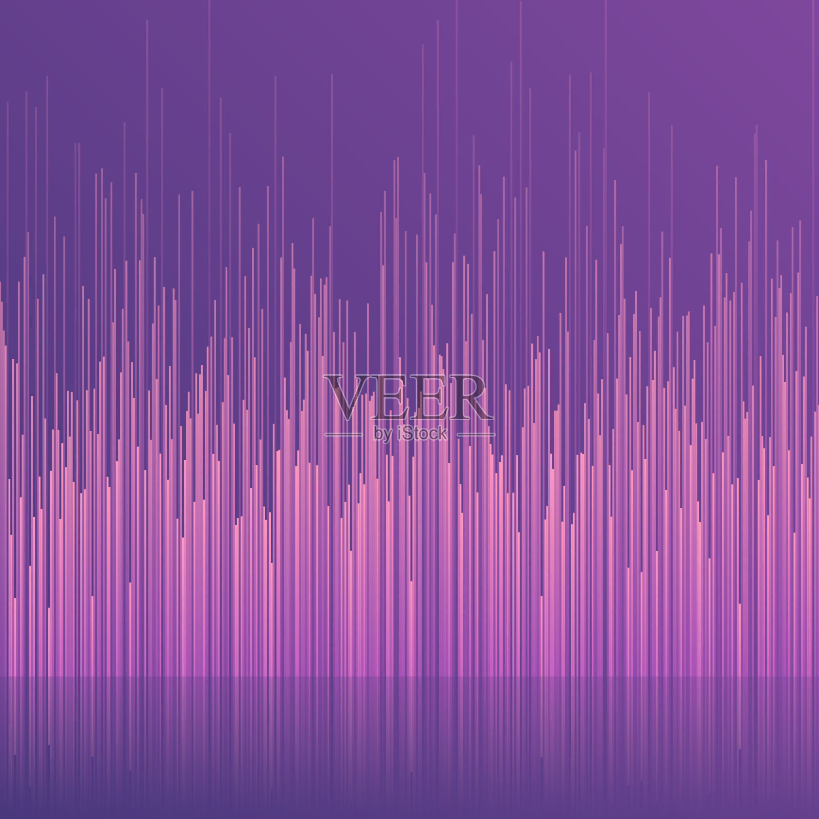 抽象的背景与垂直线和紫色梯度插画图片素材