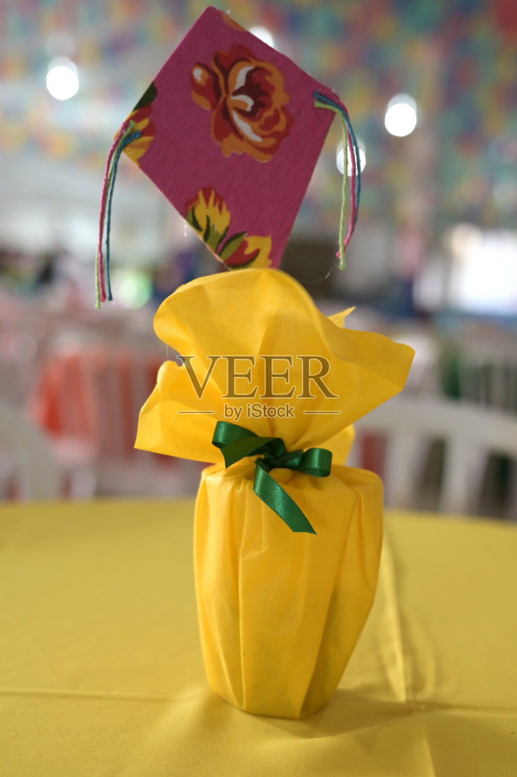 六月节日的装饰和安排，典型的巴西乡村聚会圣约翰斯节照片摄影图片