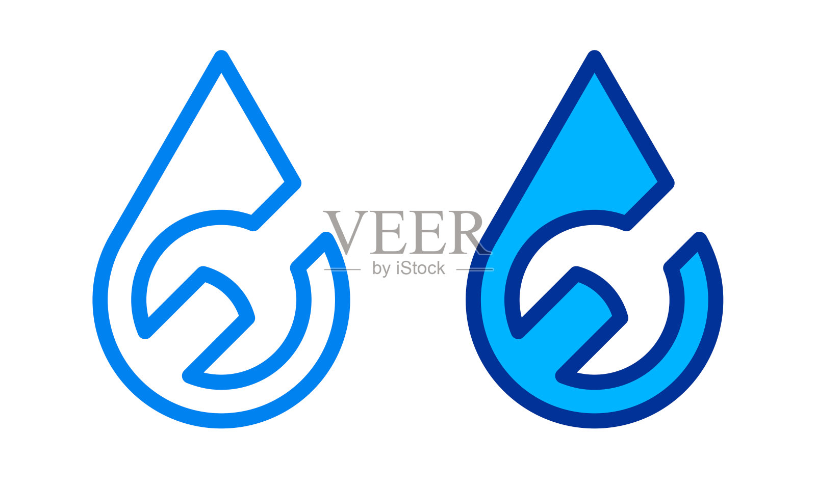 管道标识插画图片素材