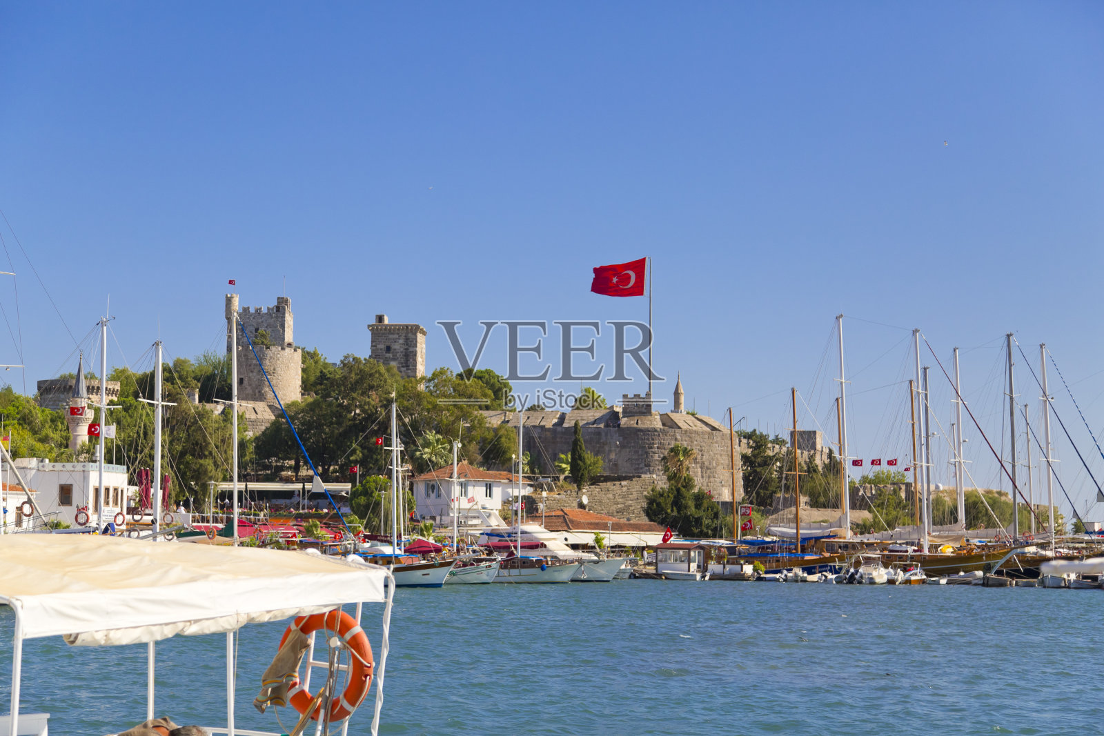 博德鲁姆城堡照片摄影图片