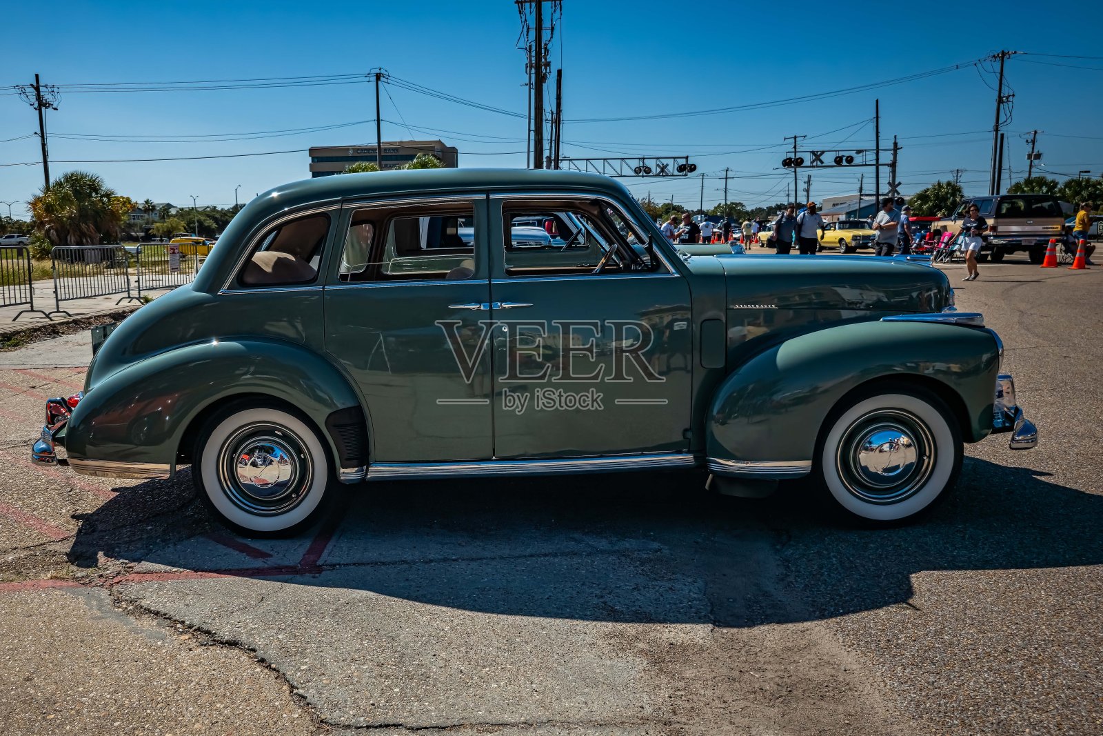 1946年斯图德贝克Skyway冠军4门轿车照片摄影图片