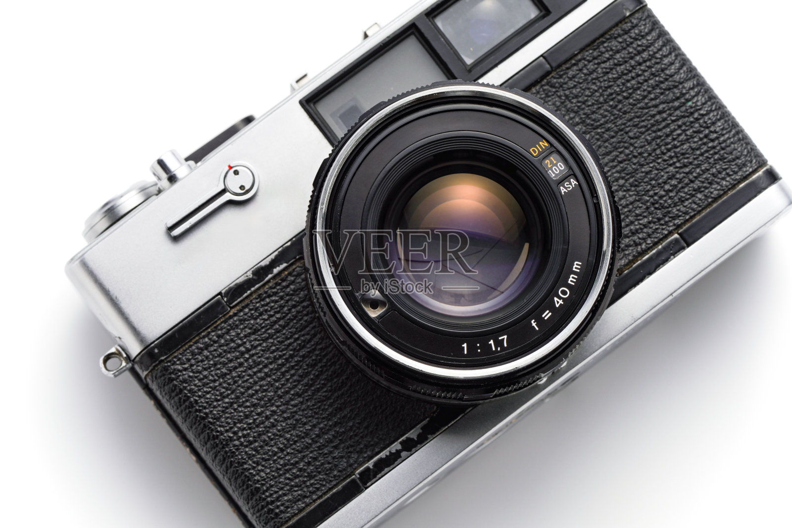 旧胶片相机孤立在白色背景上照片摄影图片