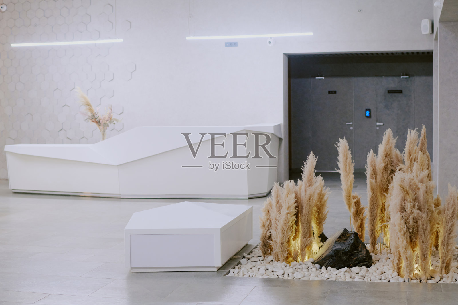 现代健身房接待照片摄影图片