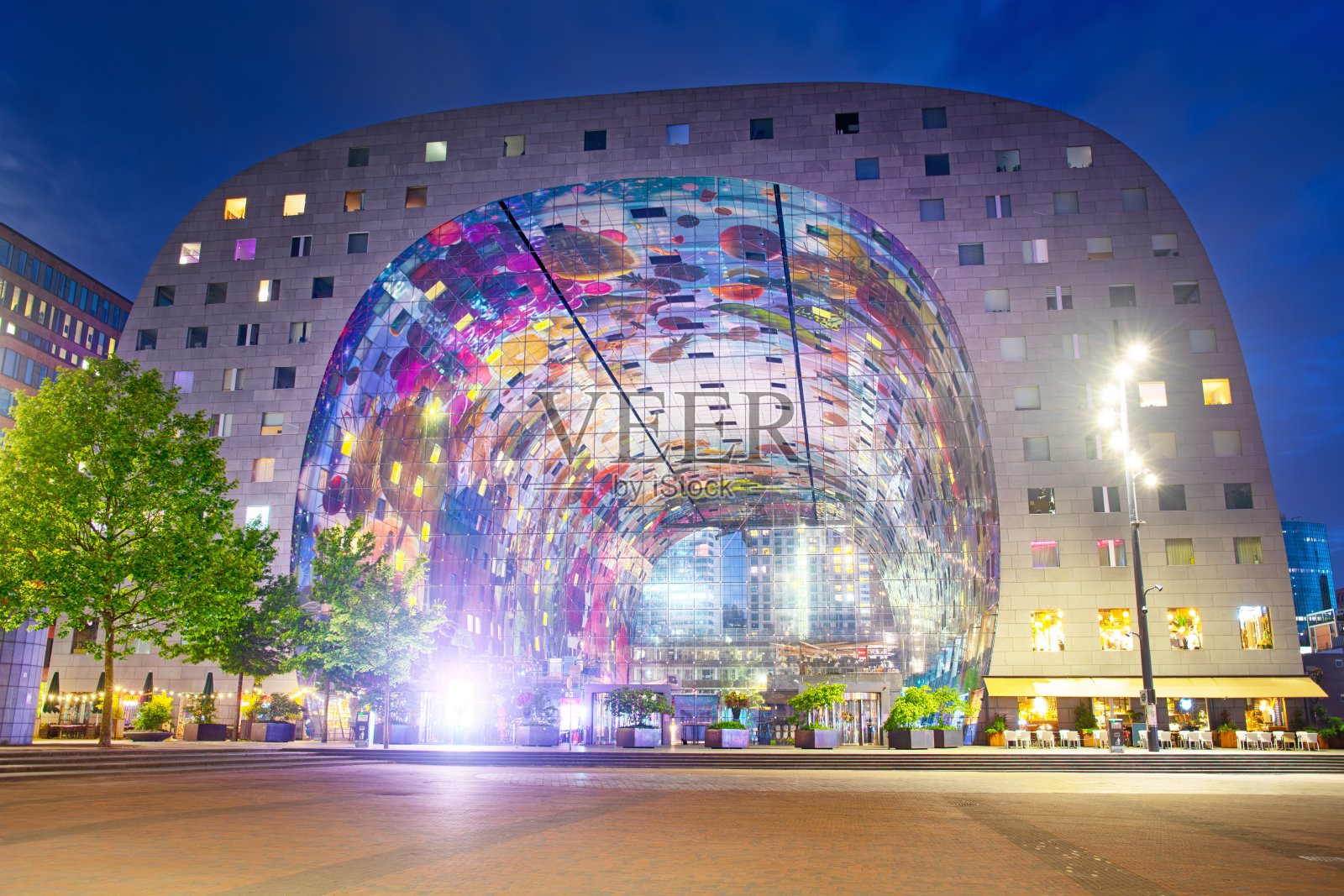 鹿特丹的市场大厅照片摄影图片