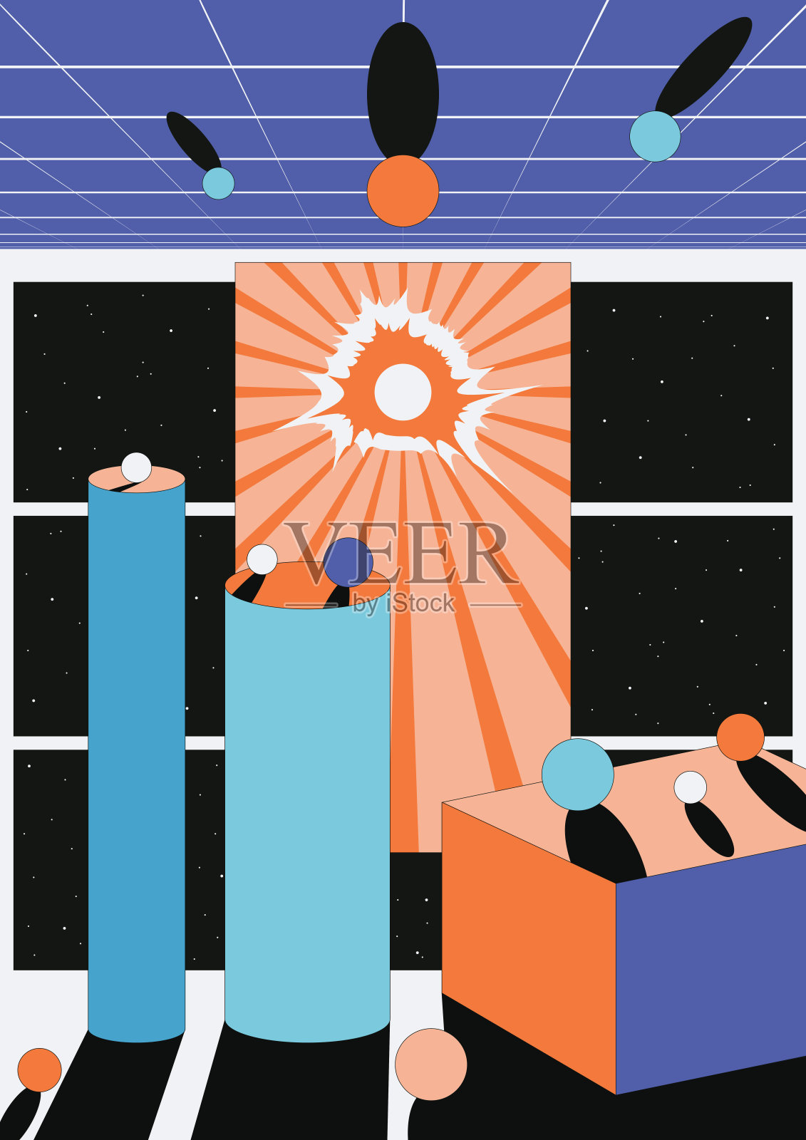 摘要插图矢量模板插画图片素材