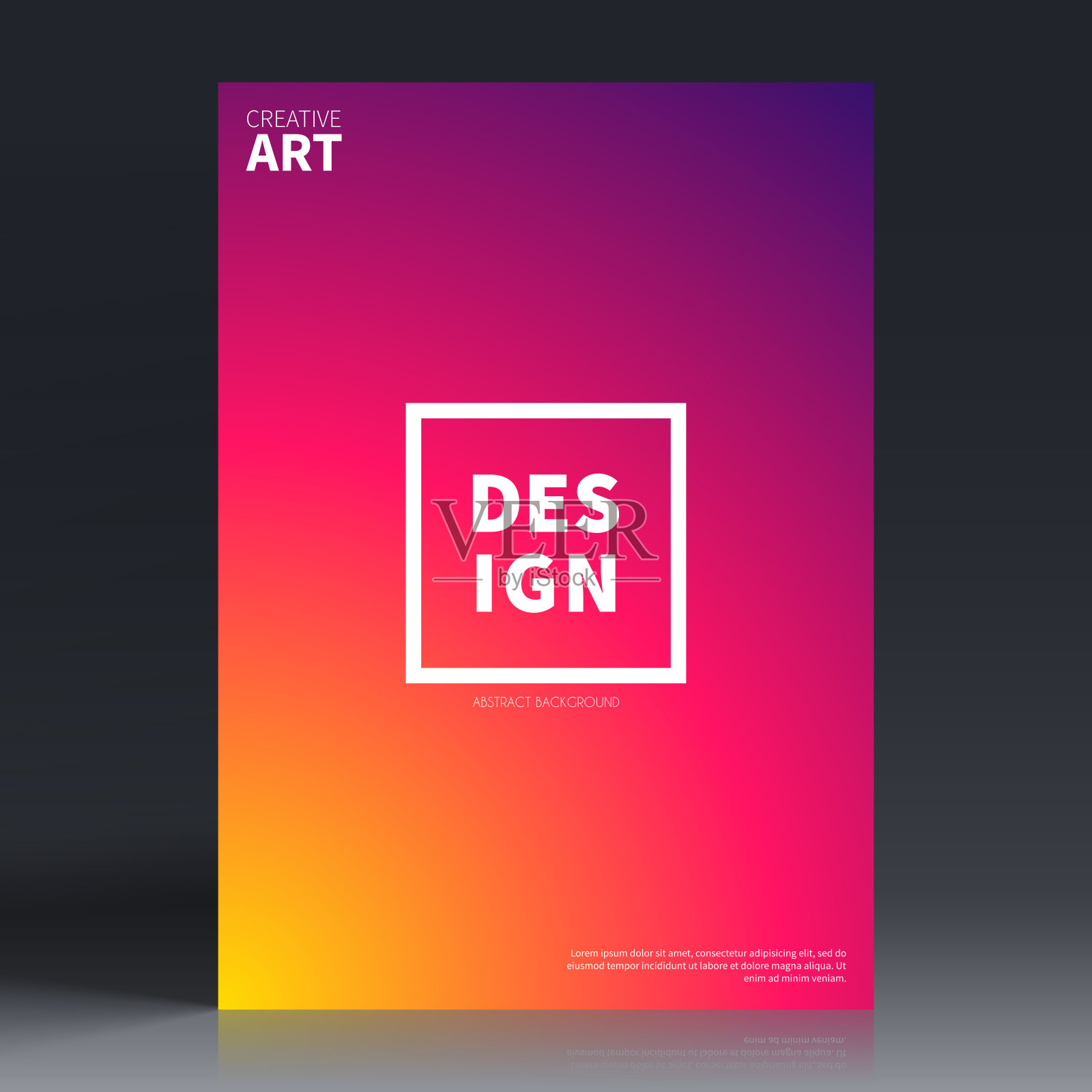 宣传册模板排版，粉色封面设计，商业年报，传单，杂志插画图片素材