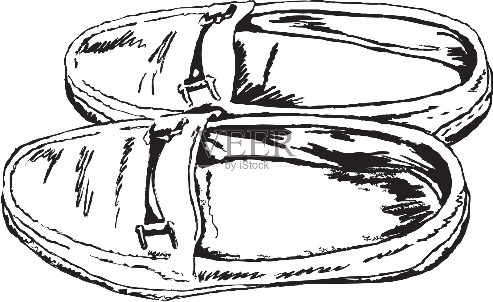 鞋子插画图片素材