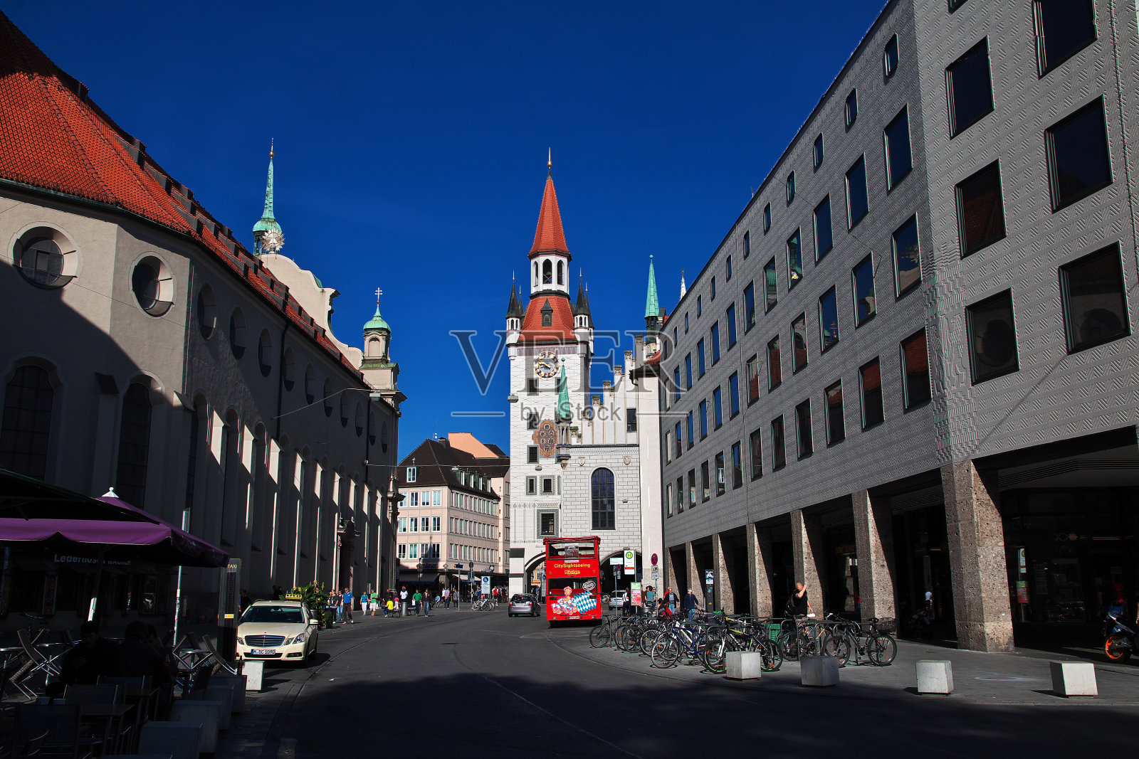 德国慕尼黑的旧市政厅照片摄影图片