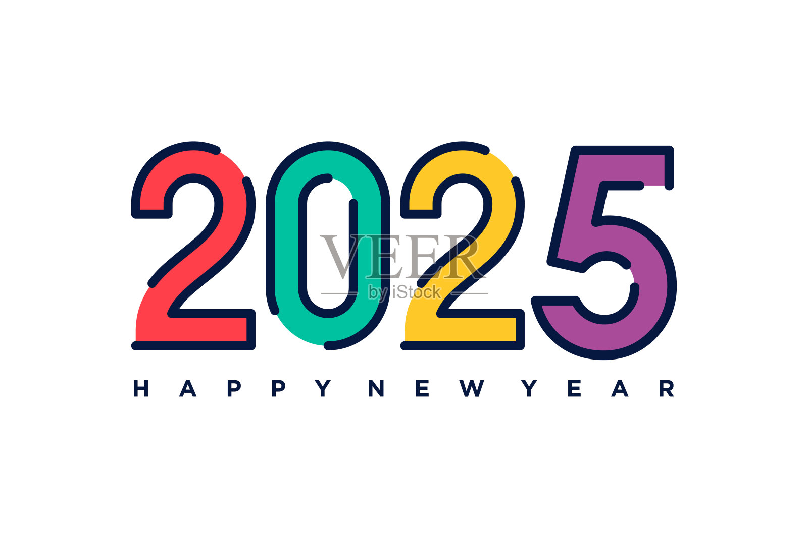 2025设计矢量创意与现代风格的高分辨率模板插画图片素材