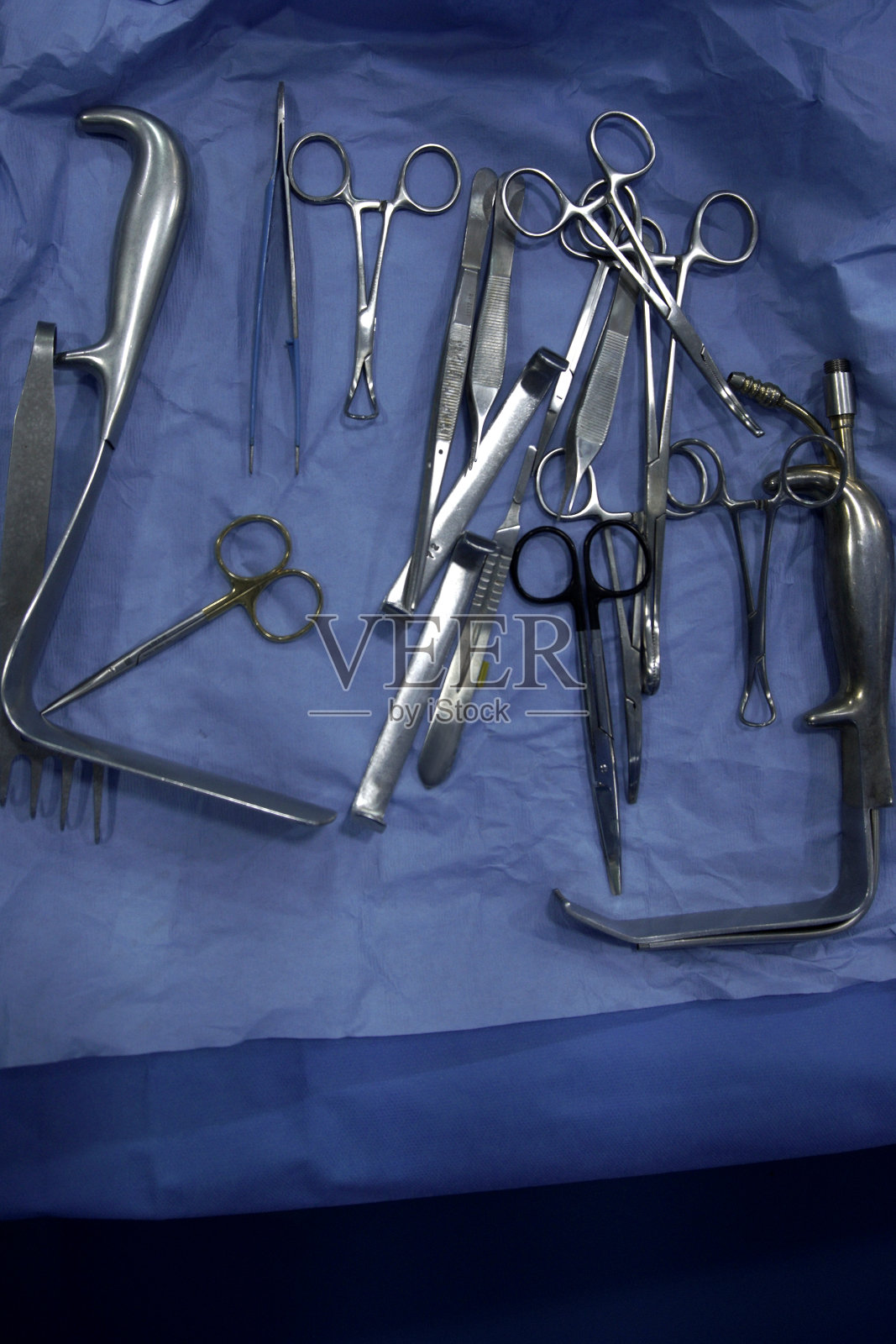 整形手术设备的俯视图照片摄影图片