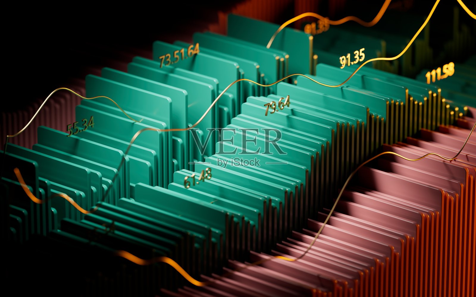 图表股票图表股票市场数字FUI照片摄影图片