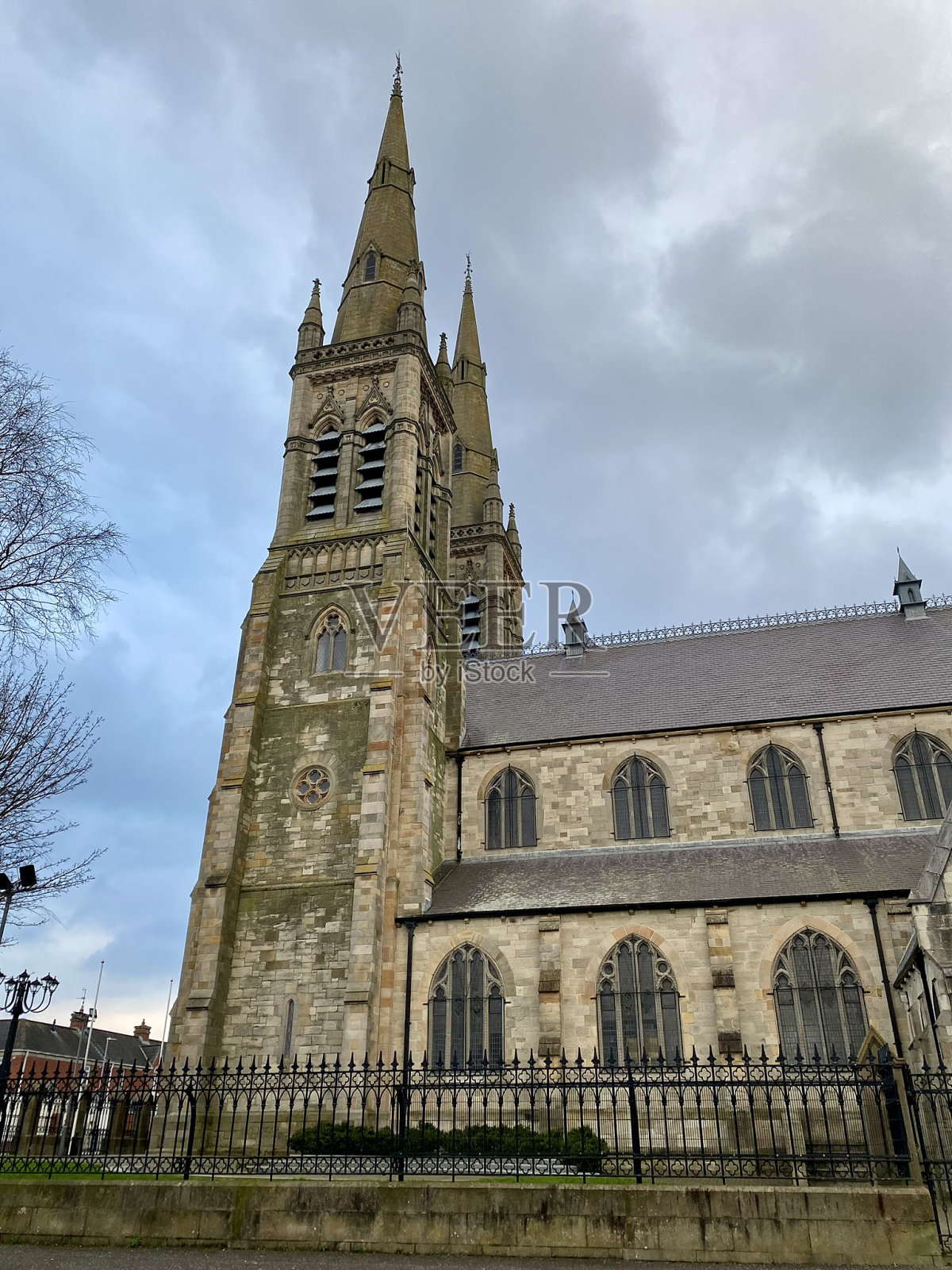 北爱尔兰-贝尔法斯特-圣彼得大教堂(天主教大教堂)照片摄影图片