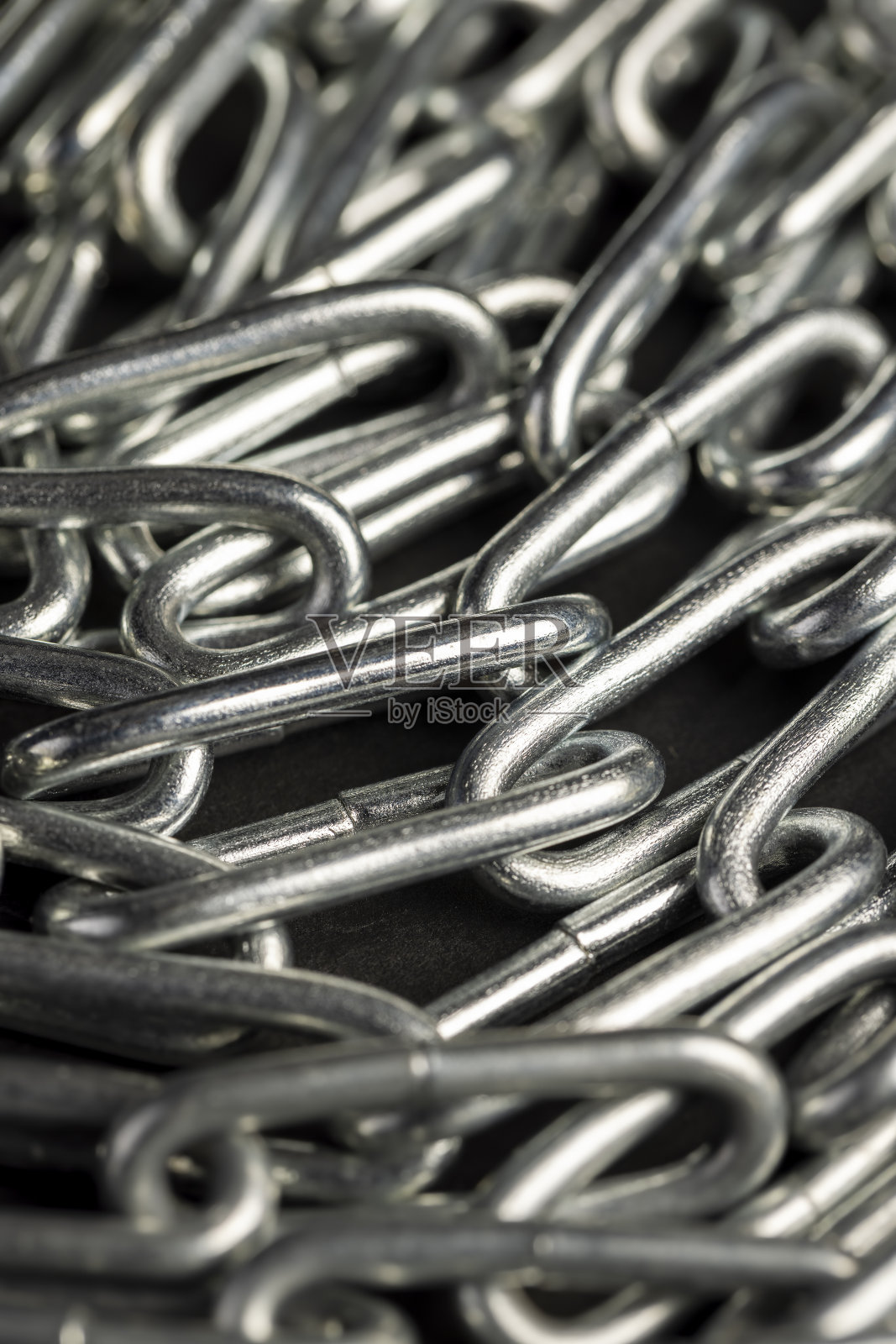钢链连接在一起照片摄影图片