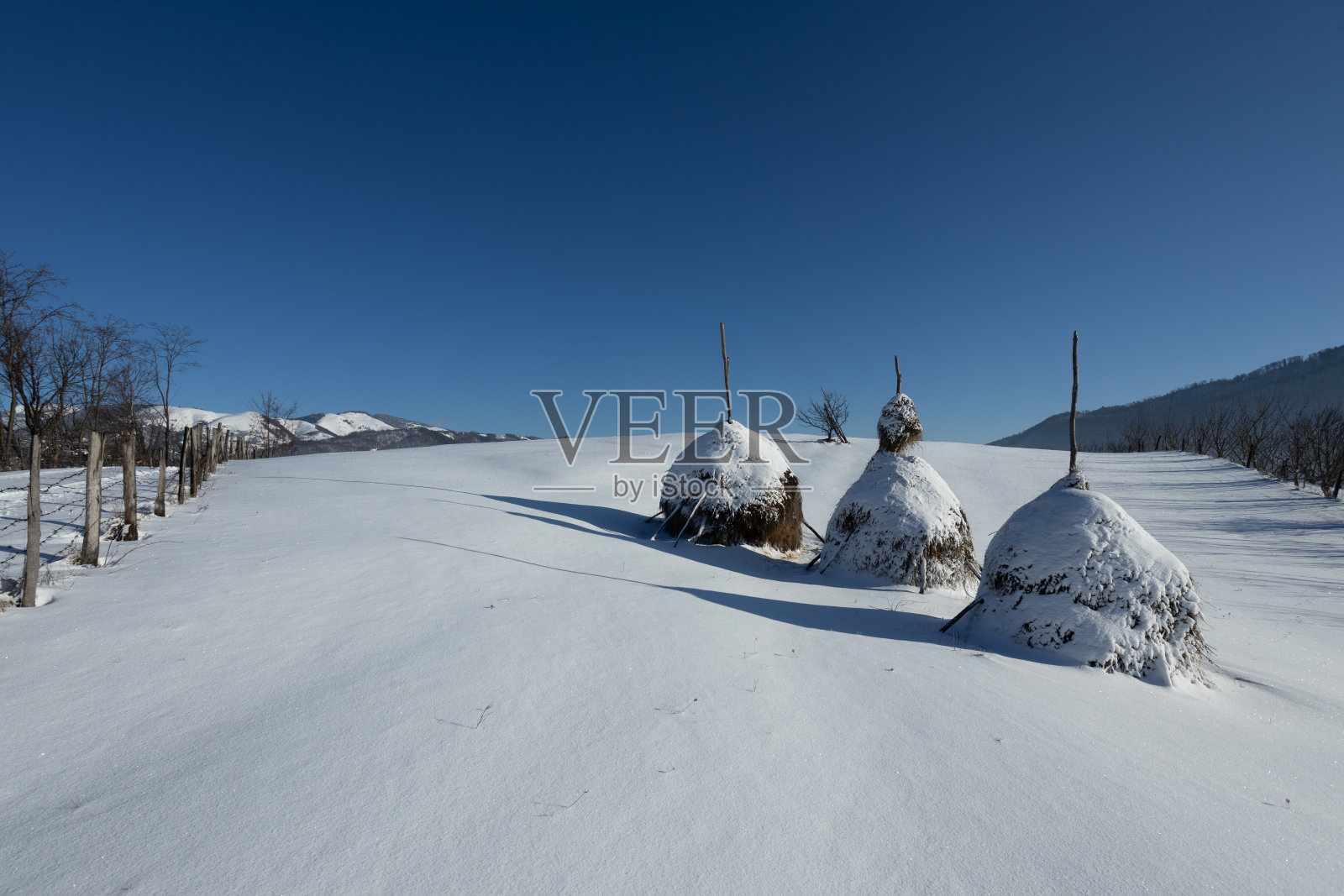 冬天的风景照片摄影图片