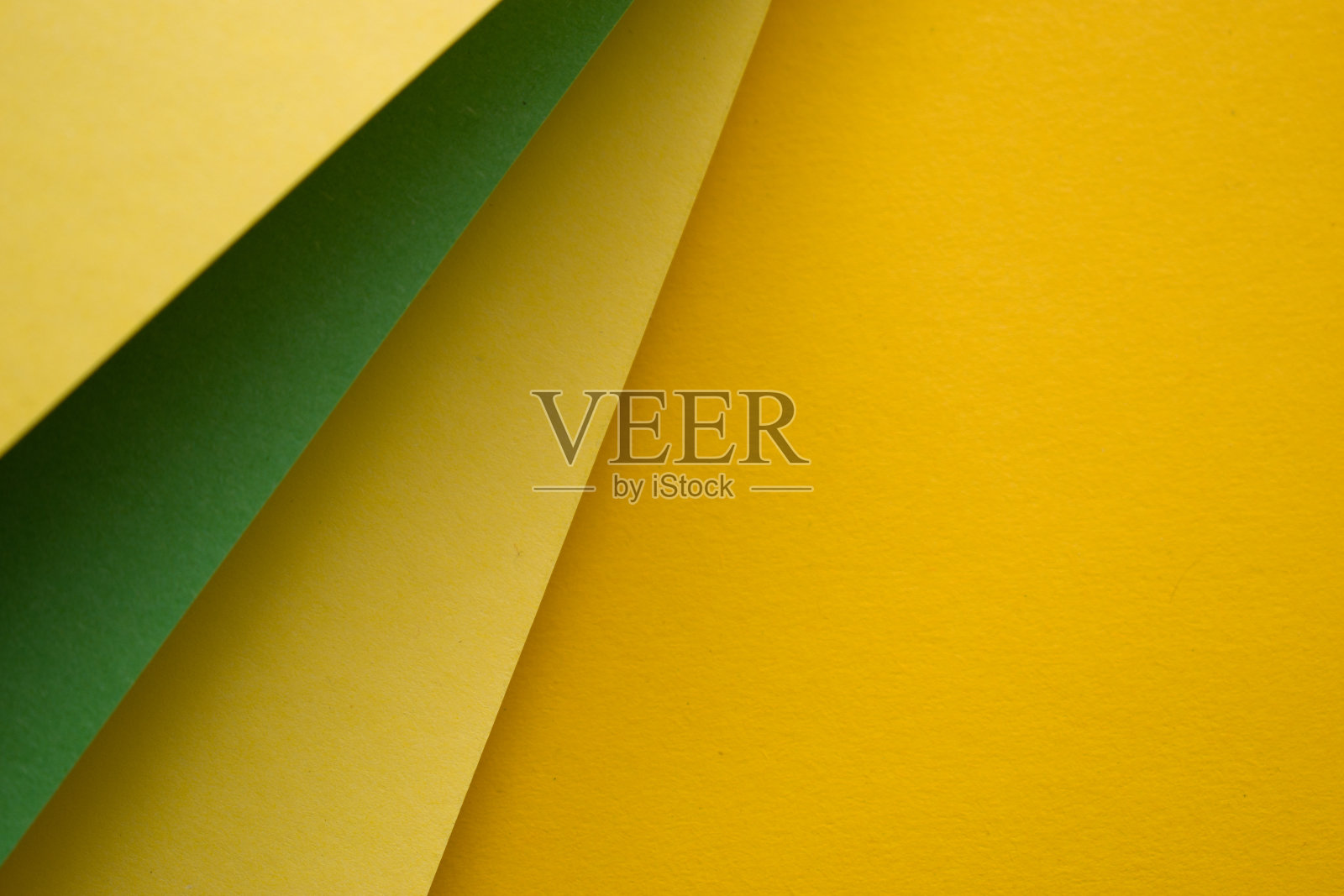 绿色和黄色3d背景，复制空间照片摄影图片