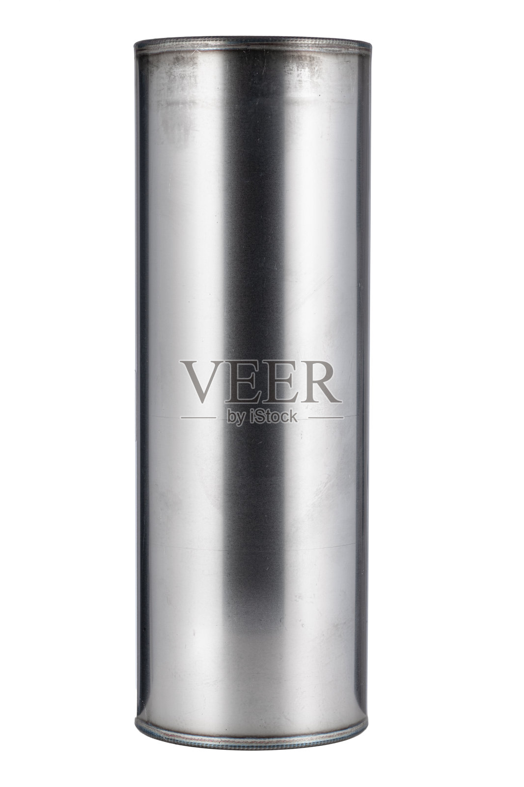 白色背景的汽车排气系统。照片摄影图片