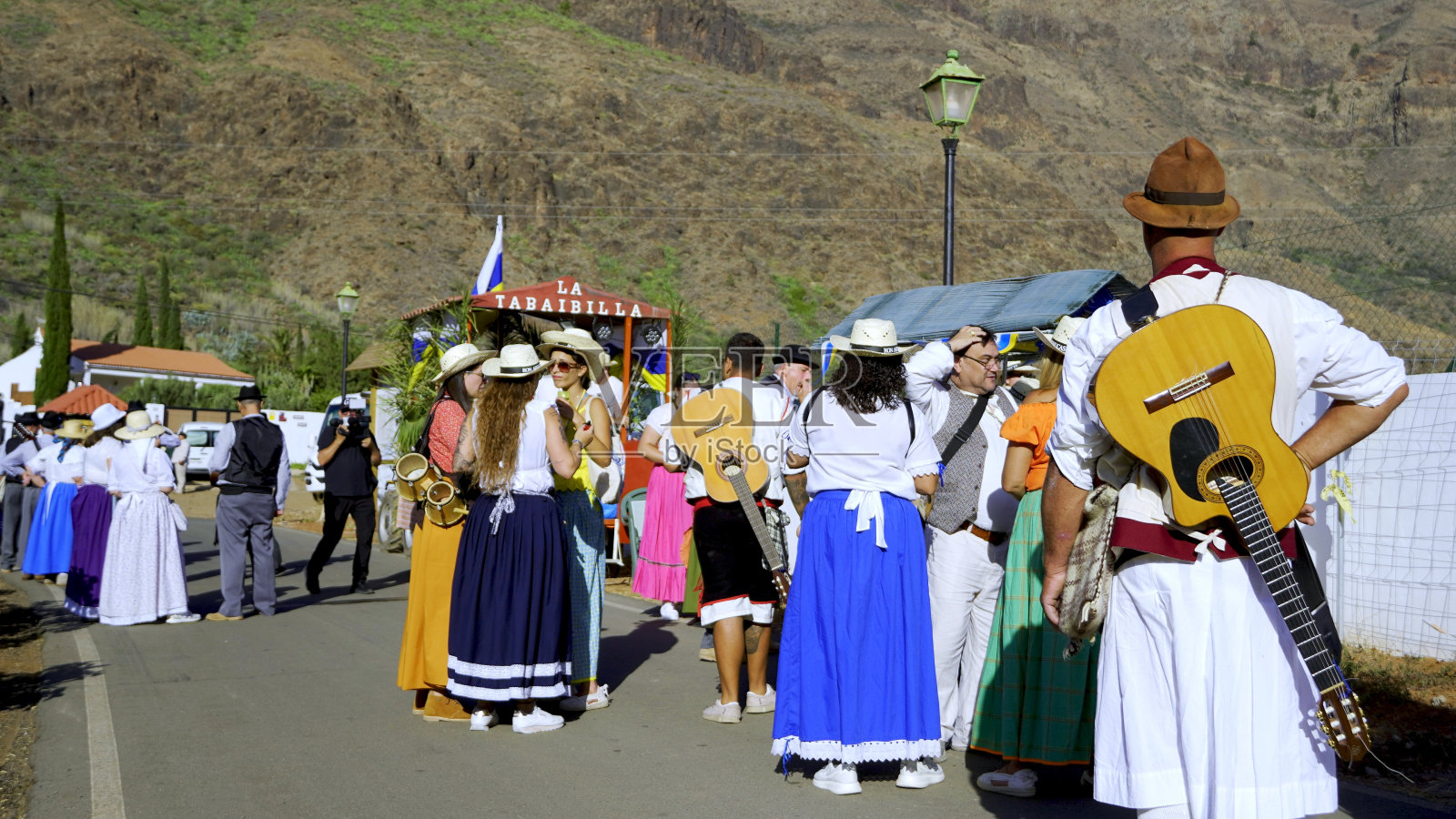 加那利群岛的传统节日照片摄影图片