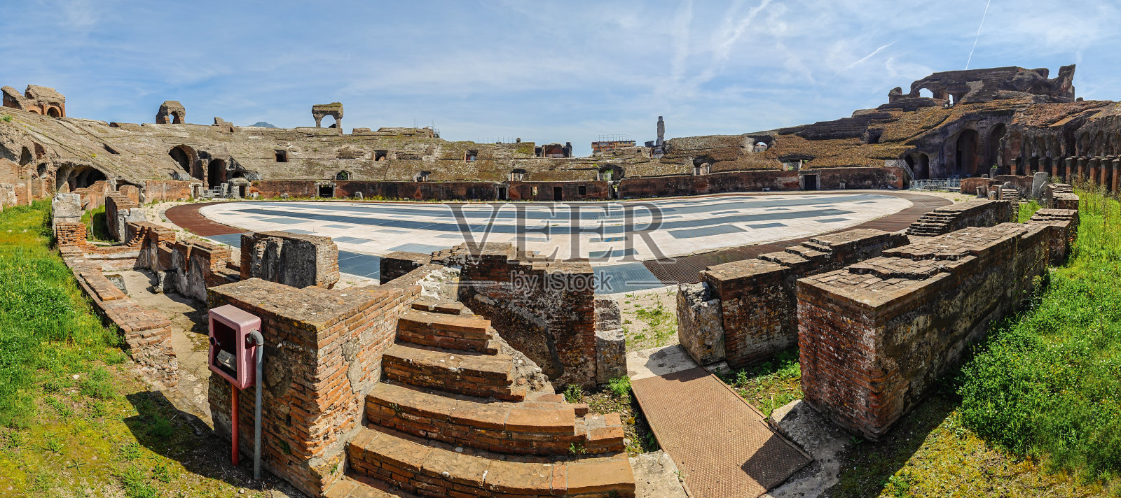 意大利卡普阿的圆形剧场照片摄影图片