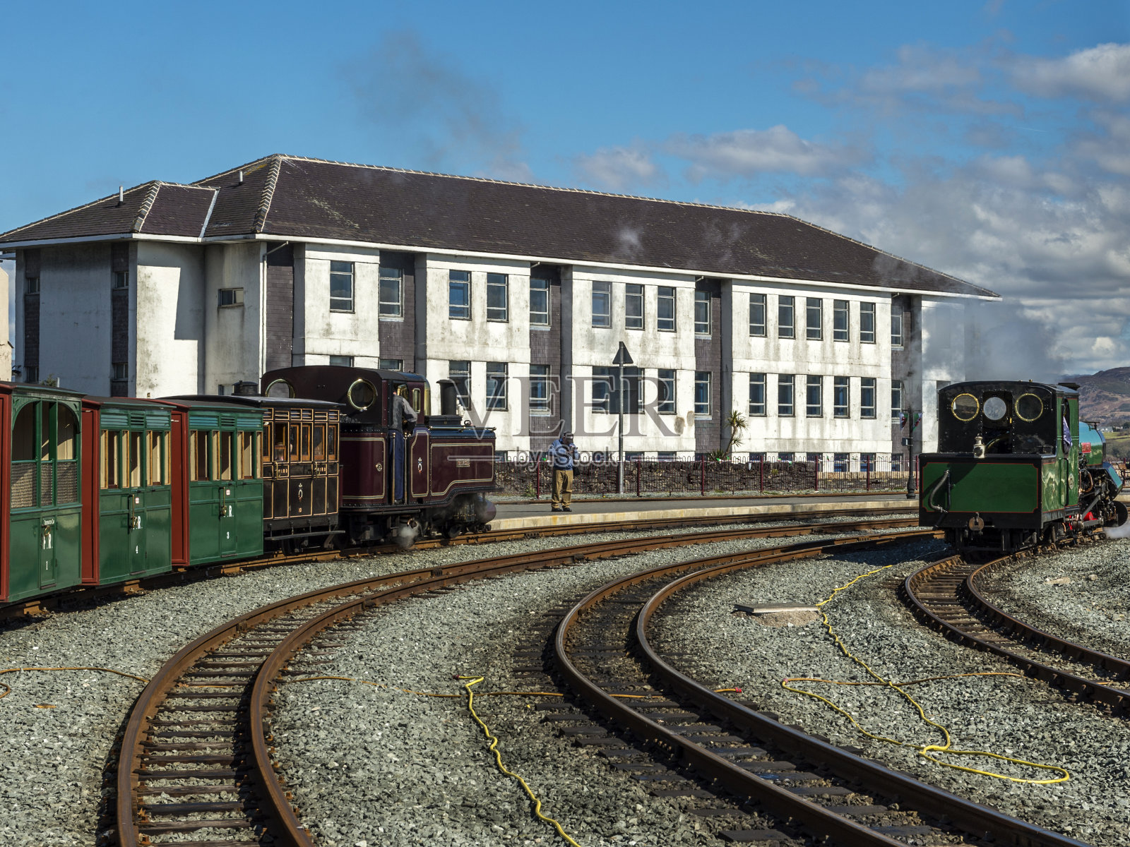 费斯蒂尼奥格铁路-塔利耶森三世和布兰奇照片摄影图片