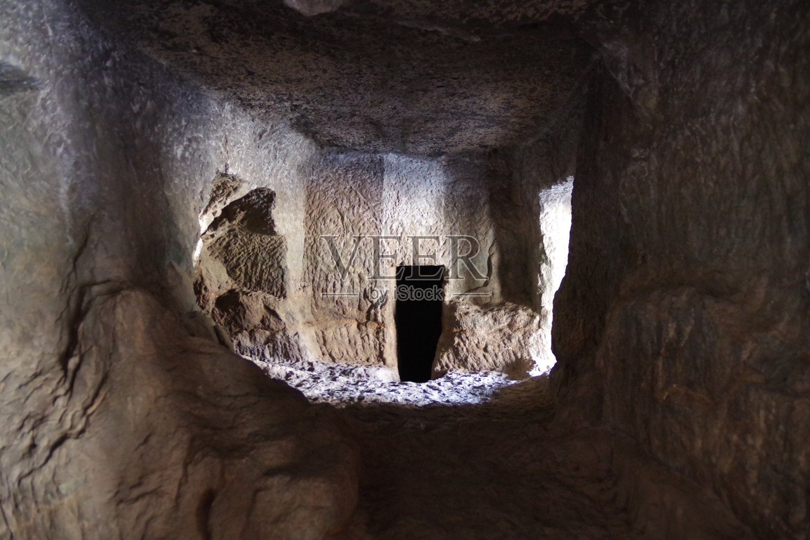 印度的阿旃陀石窟照片摄影图片