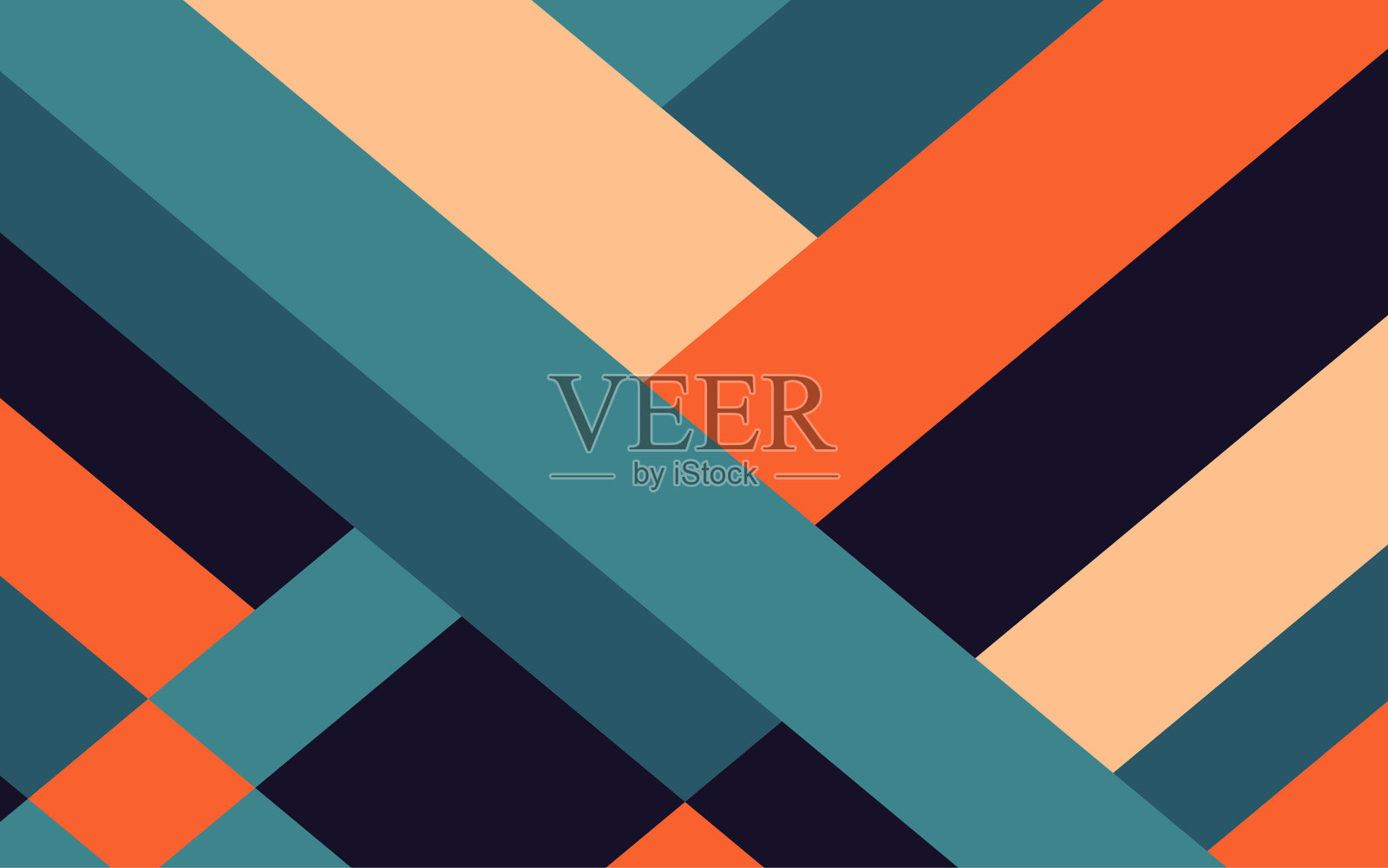 抽象条纹背景大胆的颜色和对角线插画图片素材