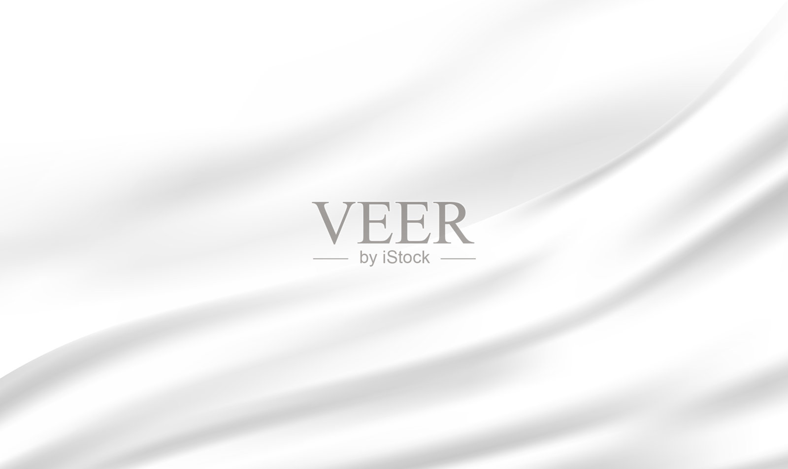 光滑优雅的白色丝绸或缎面豪华布料背景插画图片素材