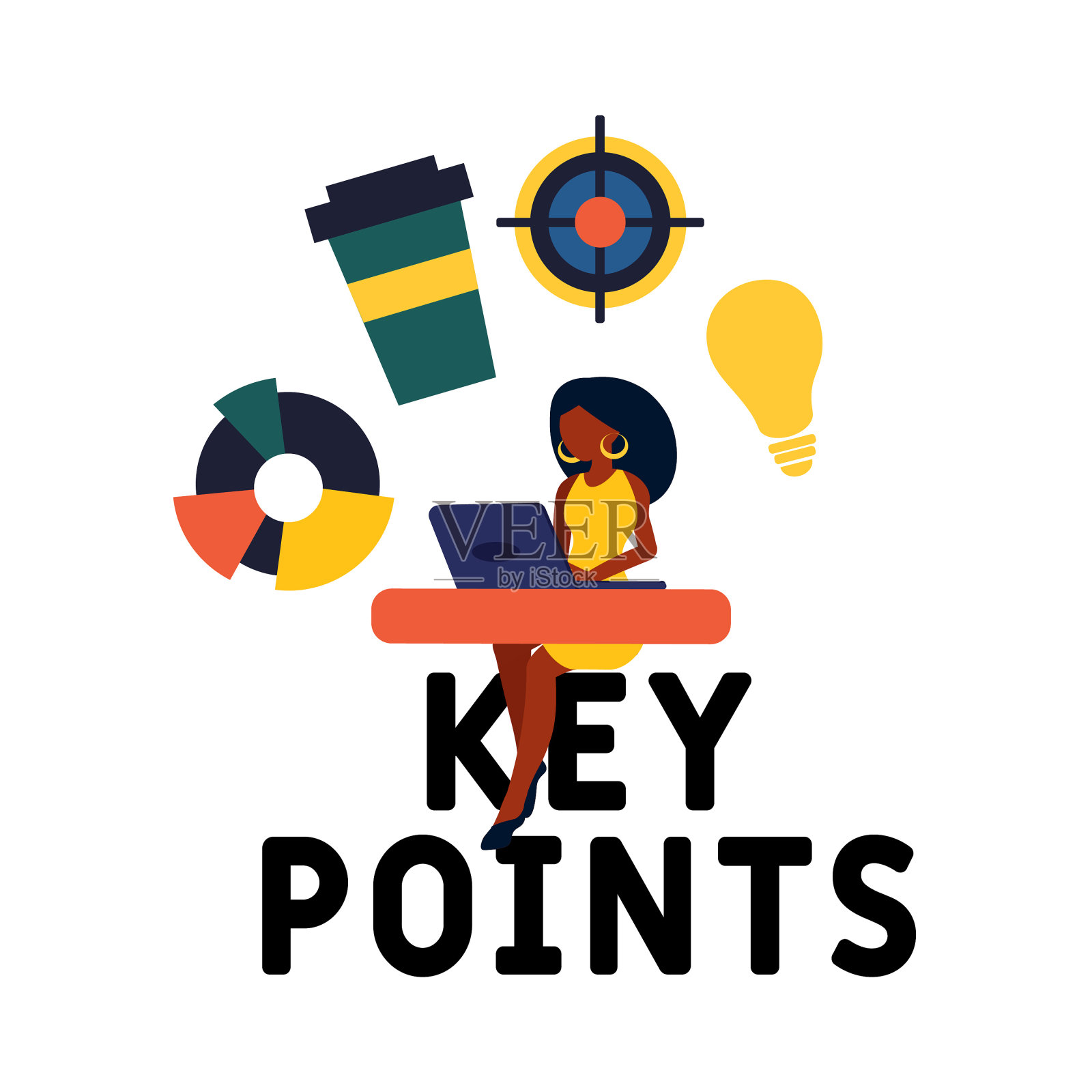 要点插画图片素材